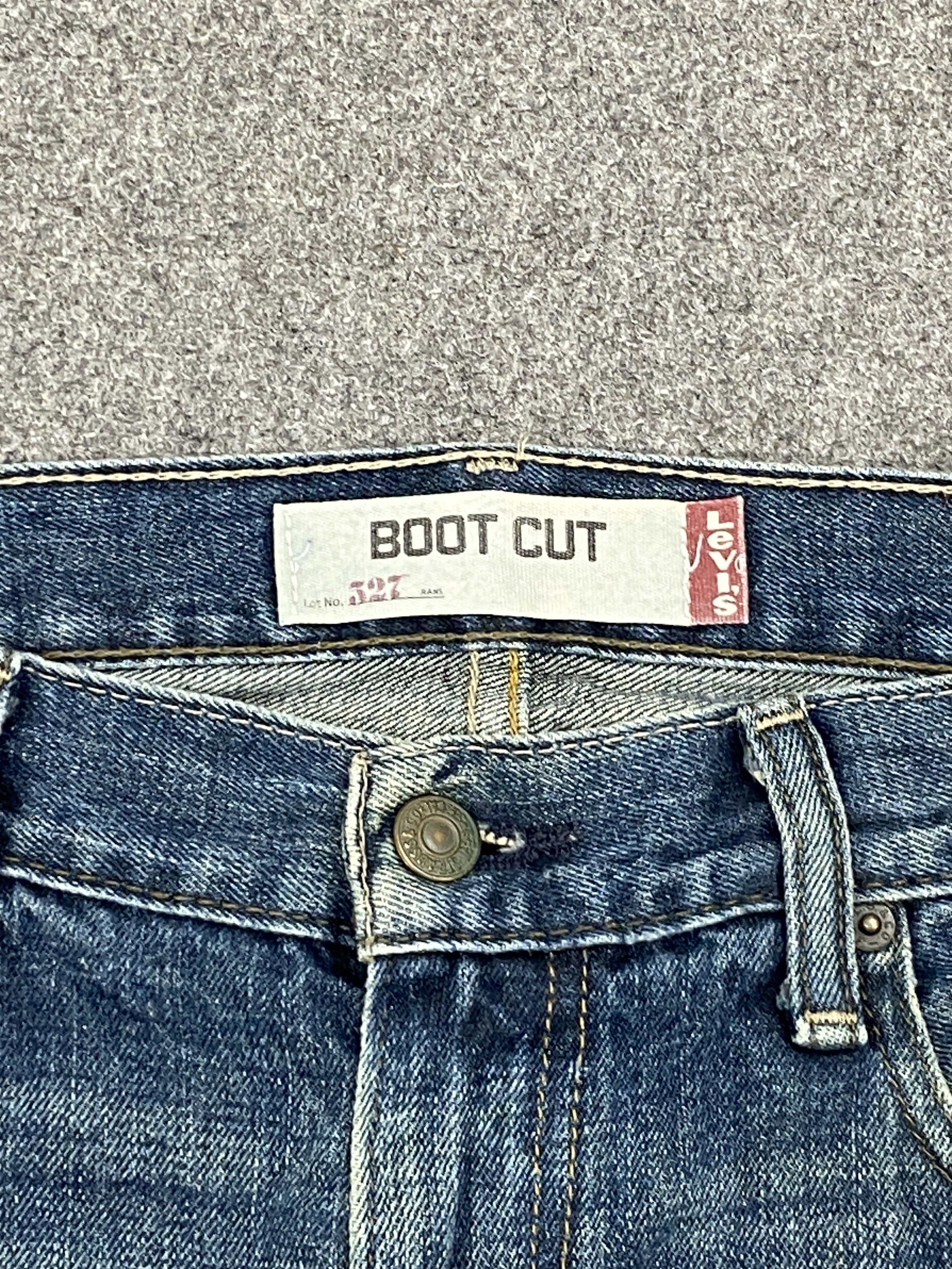 Levi's Distressed Vintage Levis 527 Bootcut Denim DP2651 Size US 32 / EU 48 - 7 Thumbnail