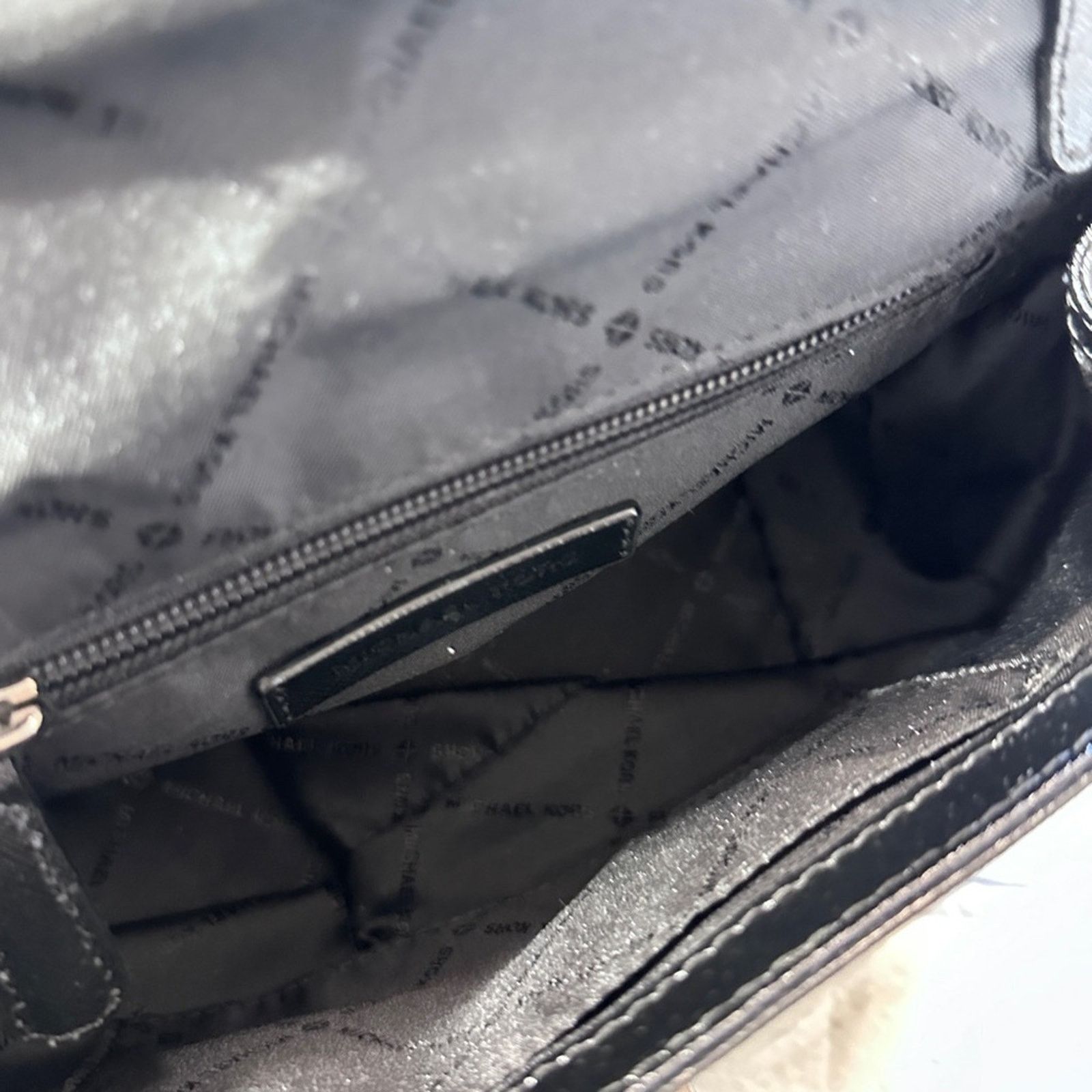 Michael Kors Michael Kors Tina Bow Jewel Leather Satchel in Black Size ONE SIZE - 9 Thumbnail