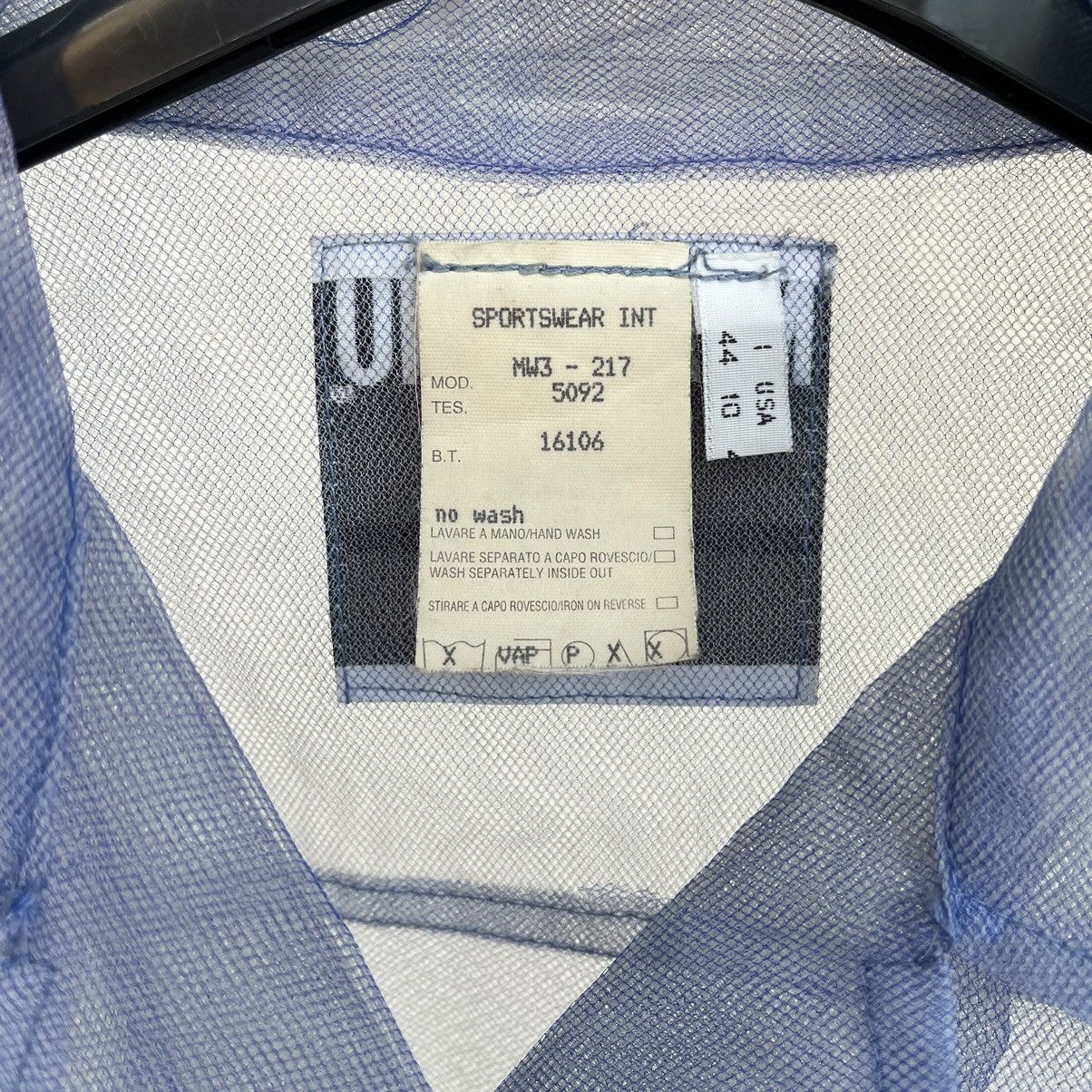 Moschino Vintage Moschino Net Transparent Blue Light Jacket Size: M Size M / US 6-8 / IT 42-44 - 5 Thumbnail