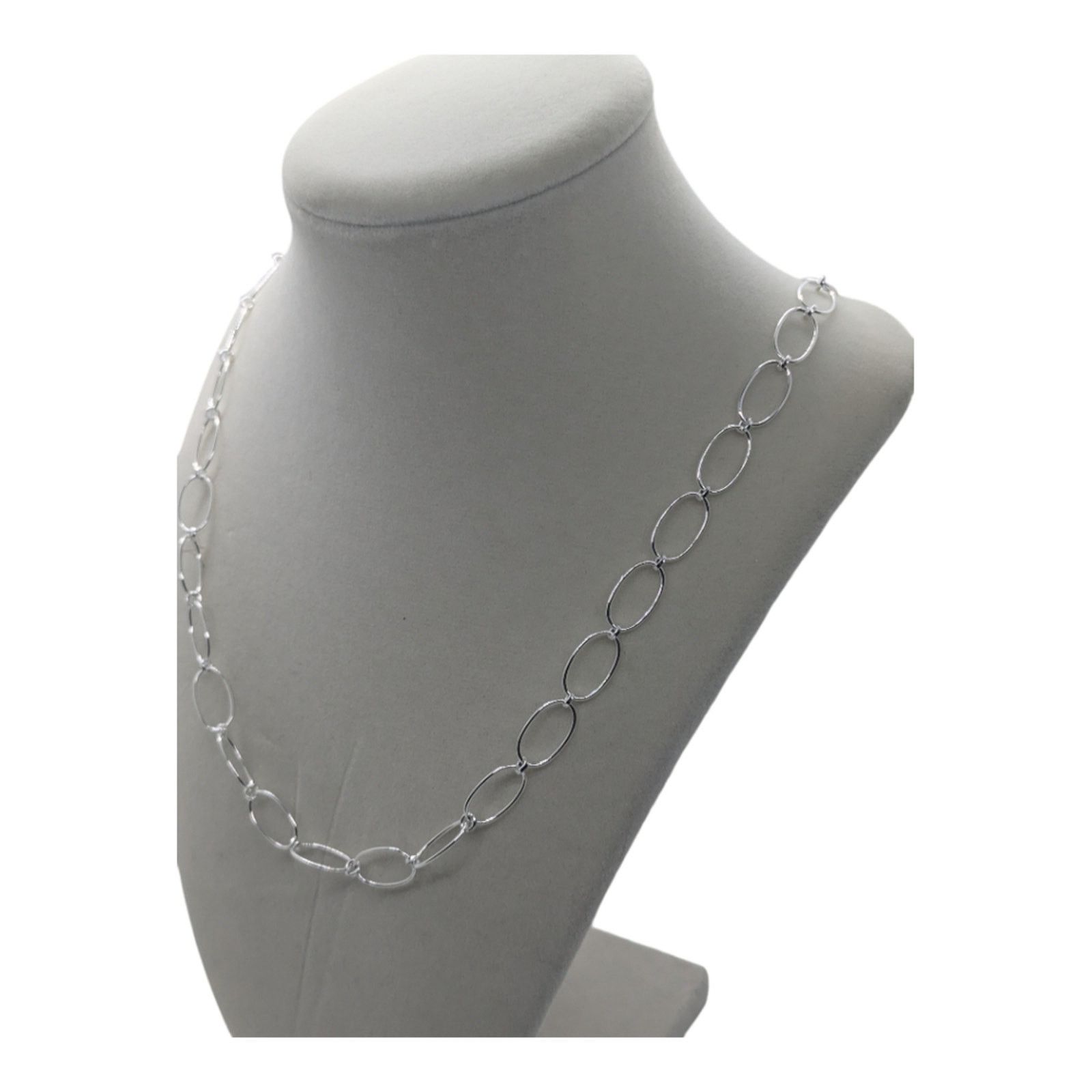 The Unbranded Brand 925 Sterling silver Oval NECKLACE Size ONE SIZE - 2 Thumbnail