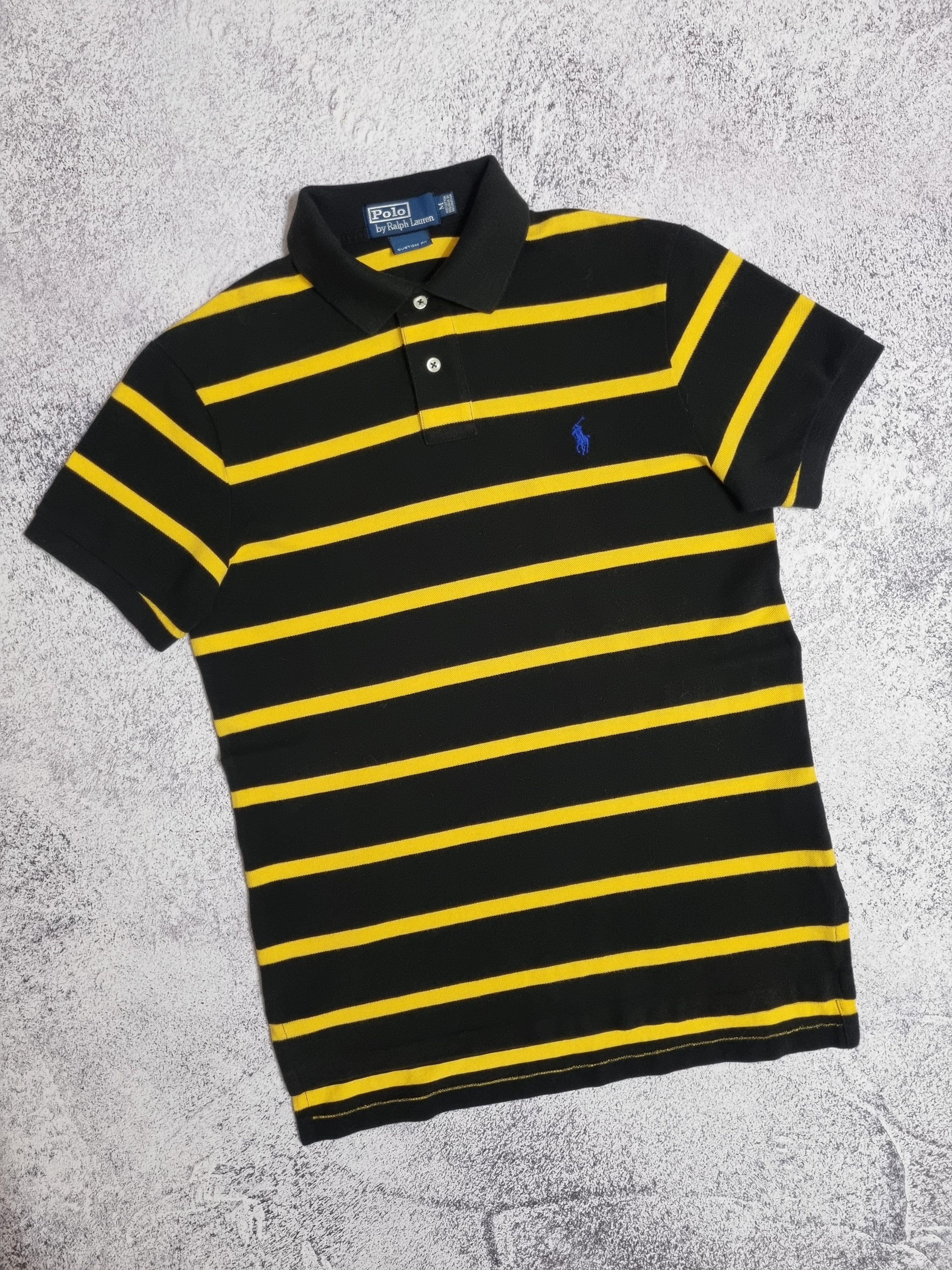 Polo Ralph Lauren × Vintage Vintage Polo Ralph Lauren Striped Polo T-Shirt Size US M / EU 48-50 / 2 - 2 Thumbnail
