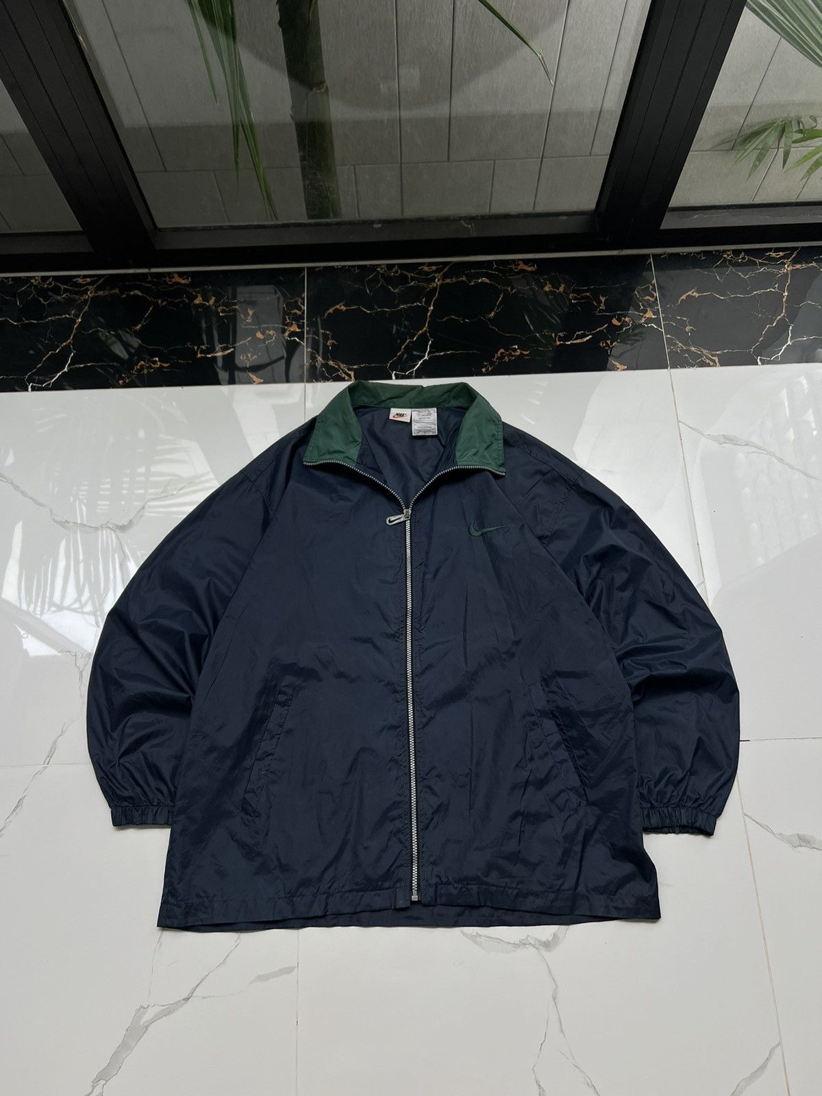 Nike × Vintage 90’s NIKE BACK SWOOSH Y2K TRACK JACKET RARE GORPCORE Size US L / EU 52-54 / 3 - 1 Thumbnail