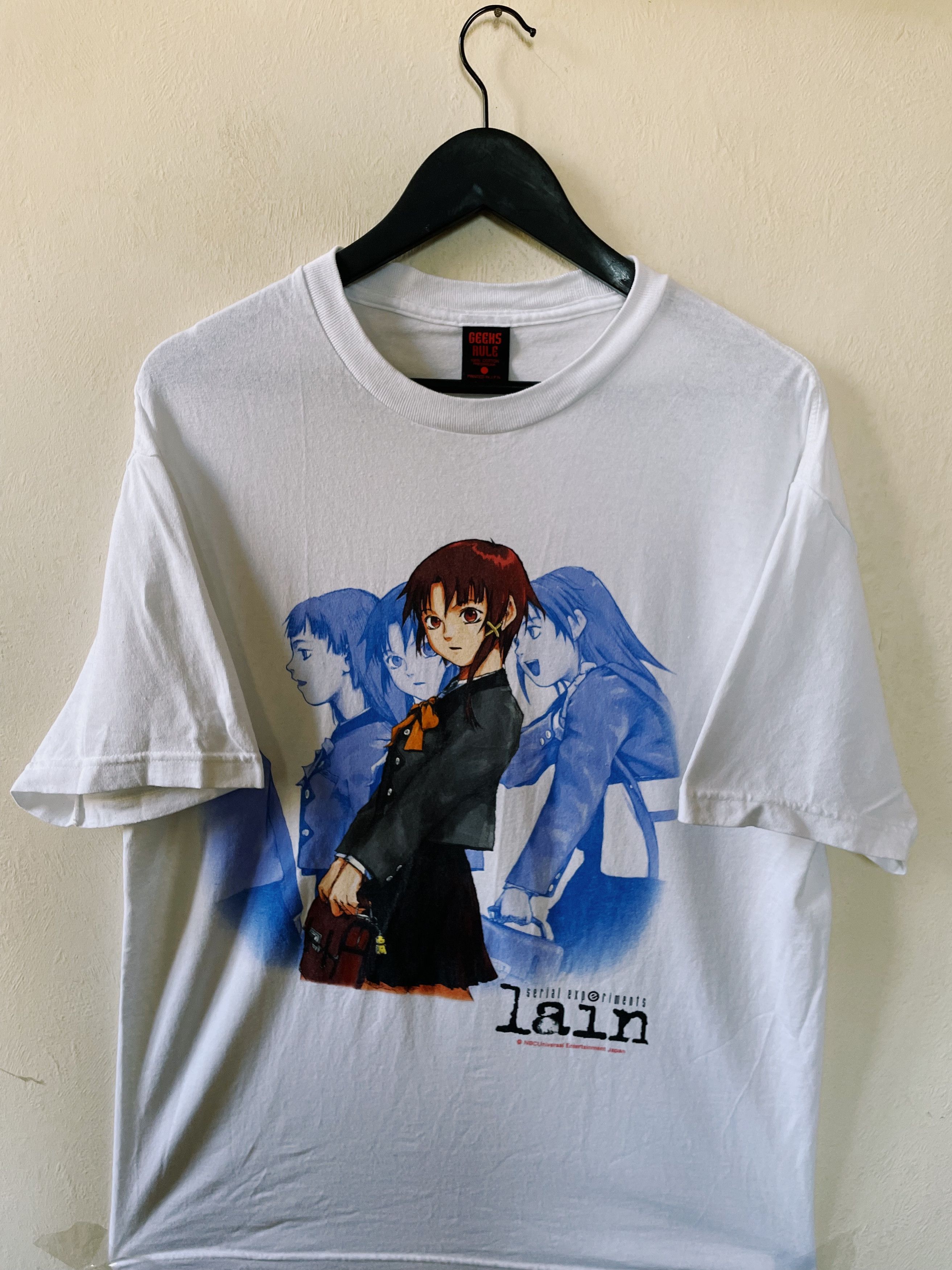 serial experiments lain × GEEKS RULE 2024 Tee serial experiments