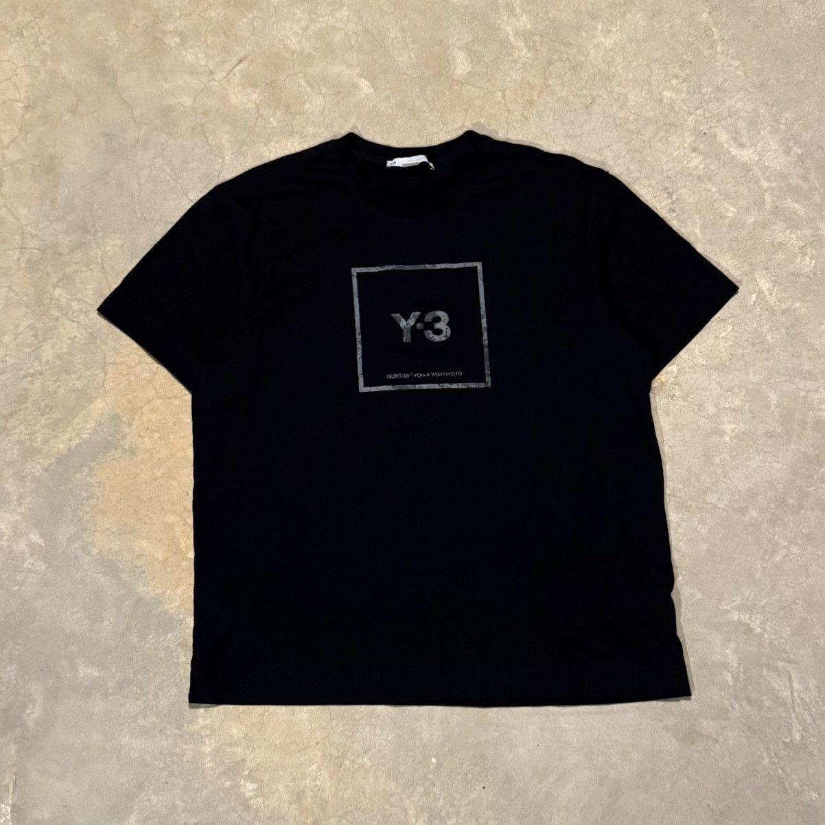 Y-3 Adidas x Y-3 Reflective Square Logo Tee SS21 Yohji Yamamoto Size US XXL / EU 58 / 5 - 1 Thumbnail