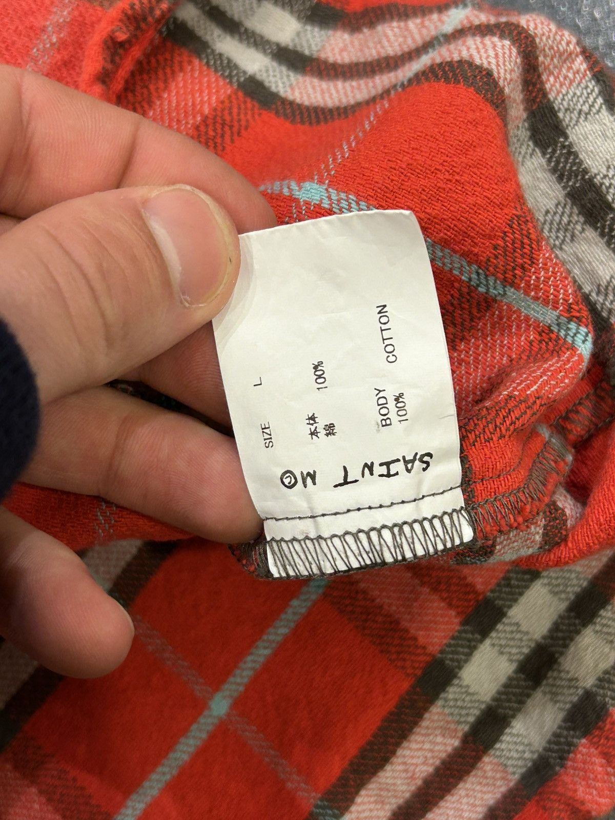 Saint Michael Saint Michael Button Up Flannel Shirt Size US L / EU 52-54 / 3 - 5 Thumbnail