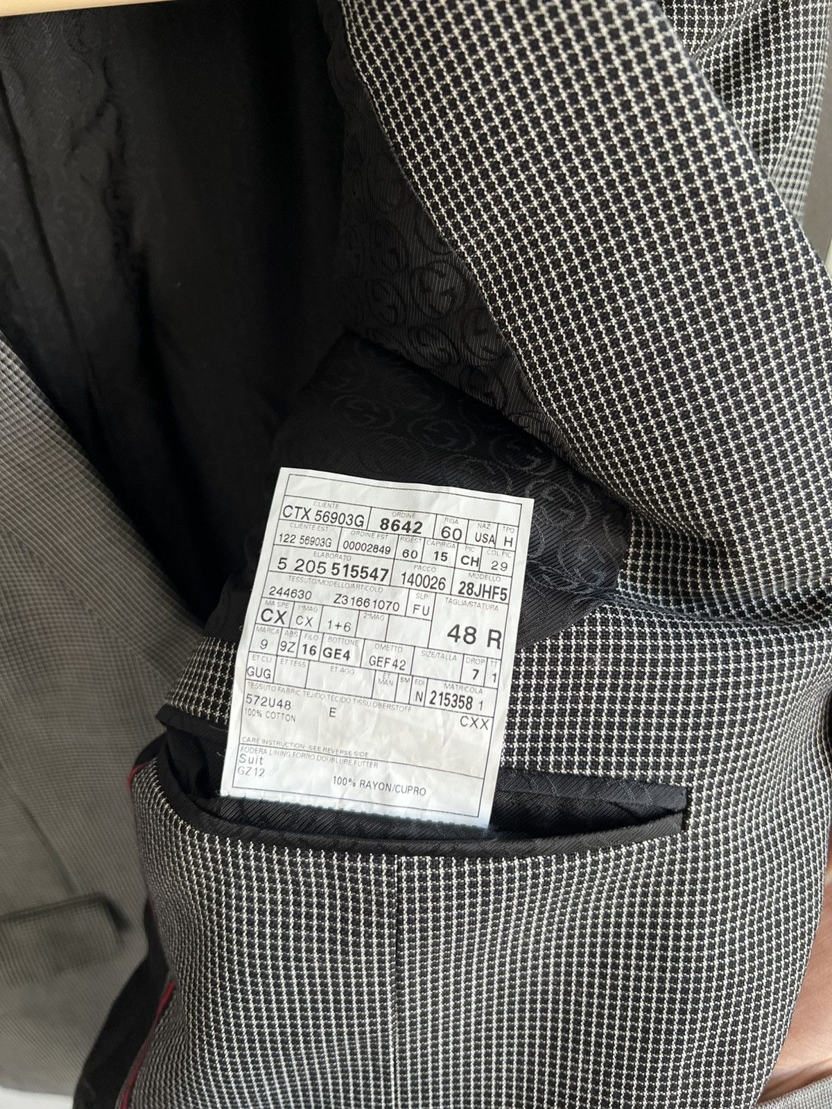 Gucci Gucci by Tom Ford Cell Suit Blazer Size 48R - 14 Thumbnail