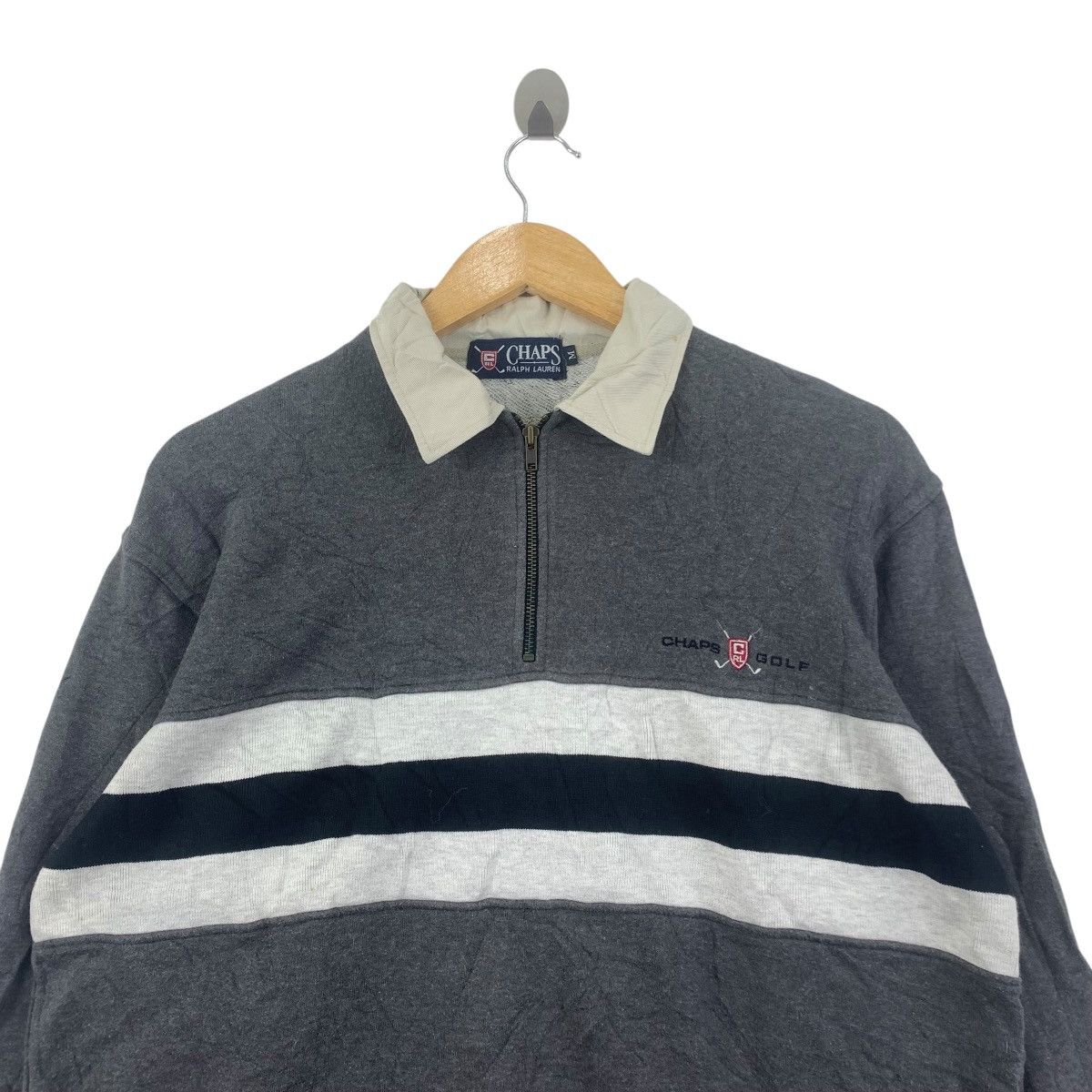 Chaps Vintage CHAPS RALPH LAUREN GOLF Crewneck Pullover Sweatshirt Size US M / EU 48-50 / 2 - 2 Thumbnail