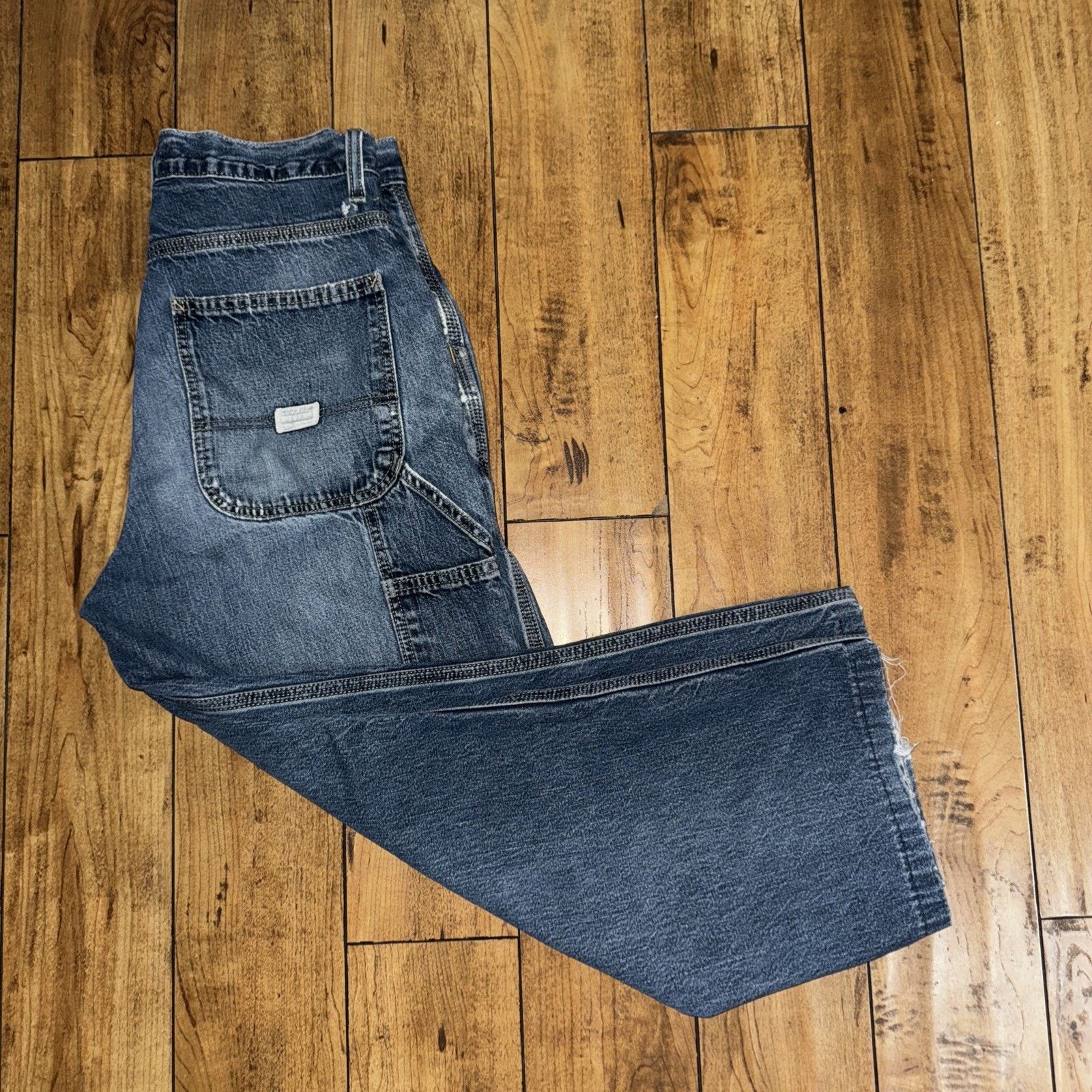 Gap × Vintage Vintage Y2K GAP Carpenter Pants Blue 30x27 Size US 30 / EU 46 - 1 Thumbnail