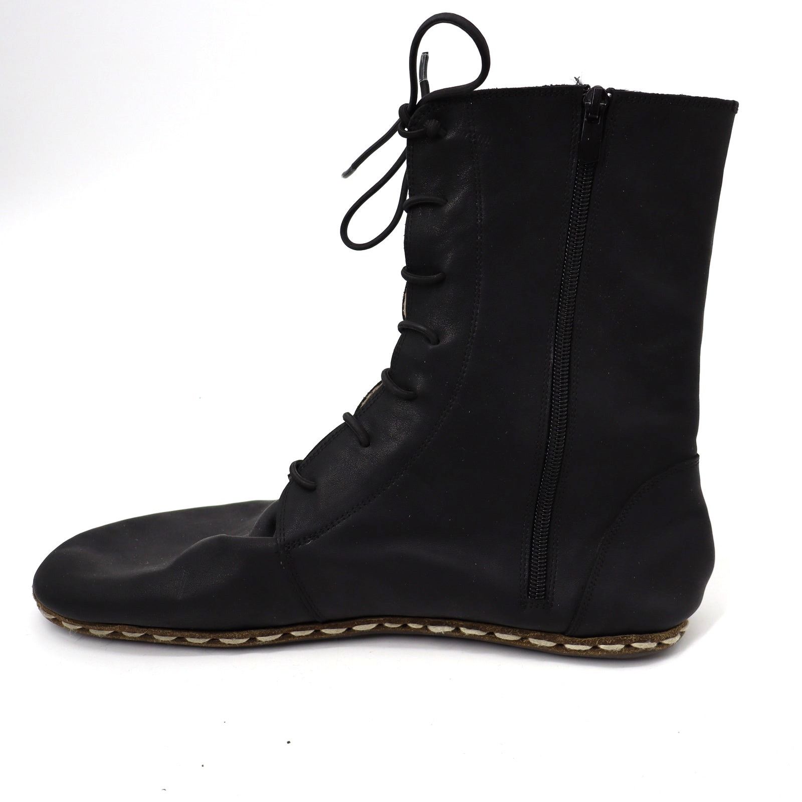 Other NEFES Handmade Black Buffalo LeatherGrounding Effect Boot Size US 11.5 / EU 44-45 - 7 Thumbnail