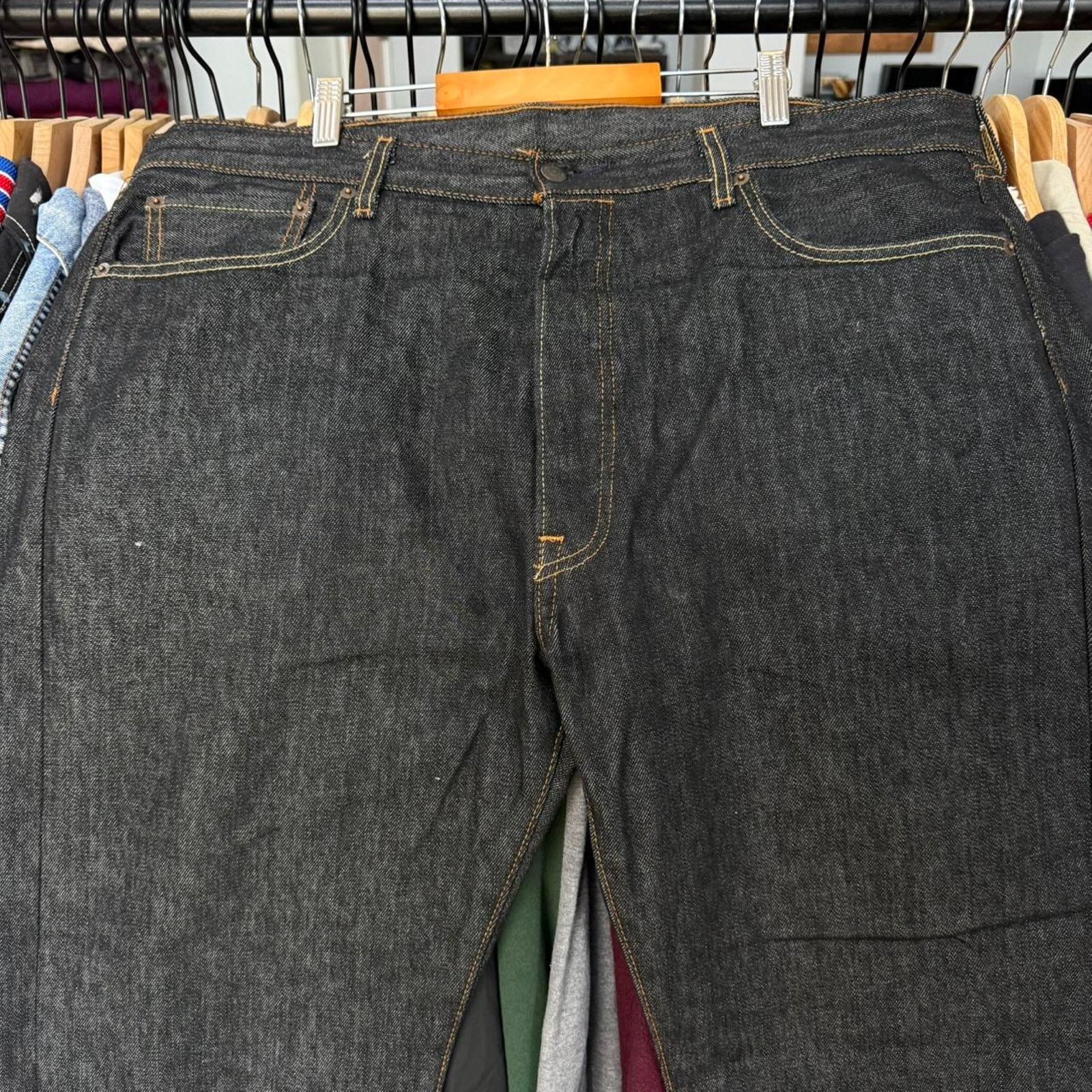 Levi's Levi's 501 Raw Demin Jeans With Great Quality Feel and Look Size US 40 / EU 56 - 6 Thumbnail