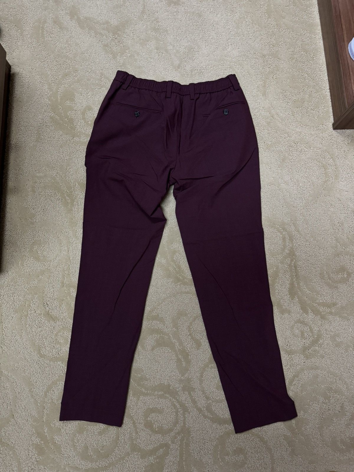 Dolce & Gabbana Dolce & Gabbana Maroon Pants Size US 30 / EU 46 - 4 Thumbnail