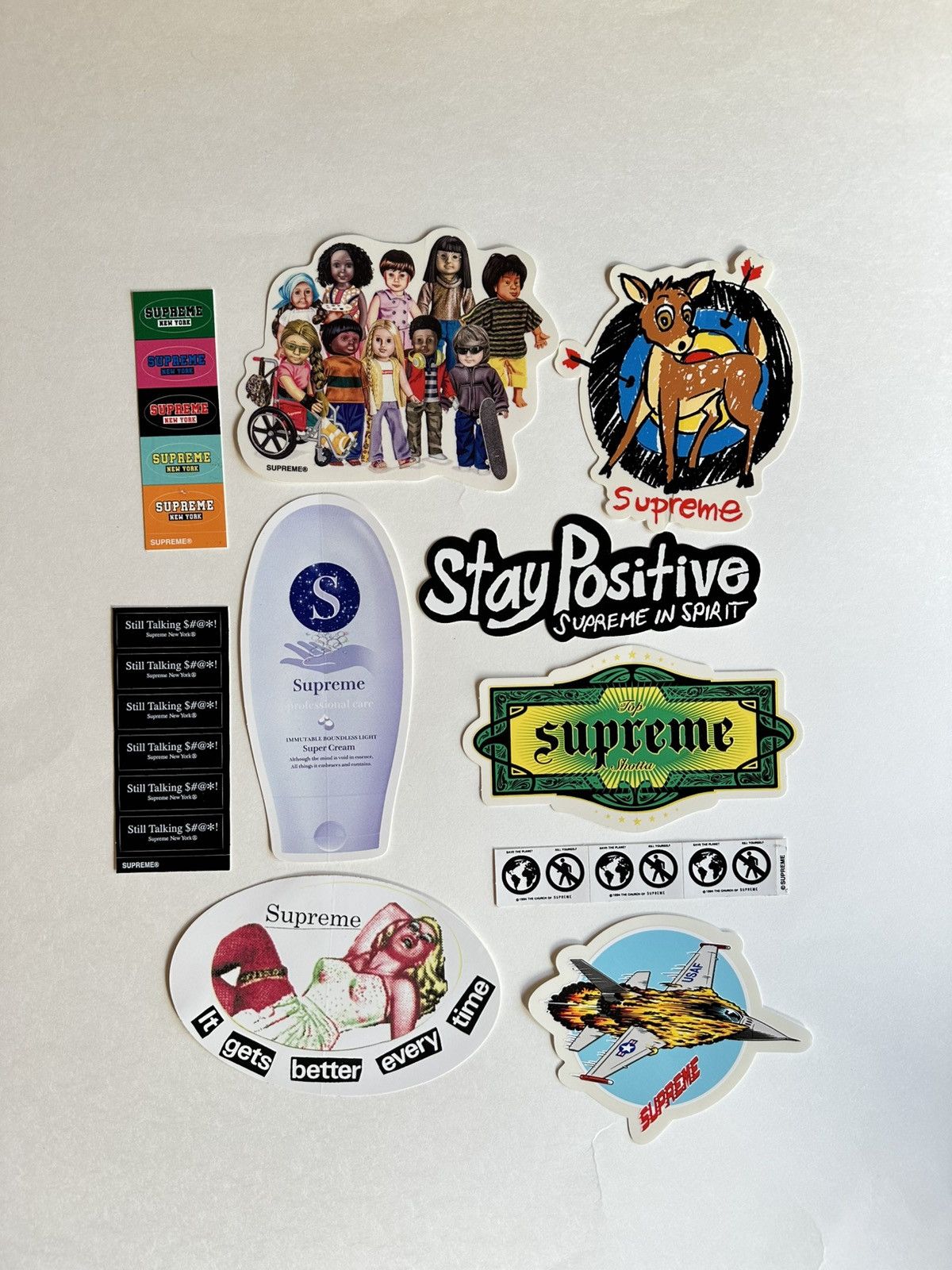Supreme 10x Supreme Stickers Lot Size ONE SIZE - 1 Preview