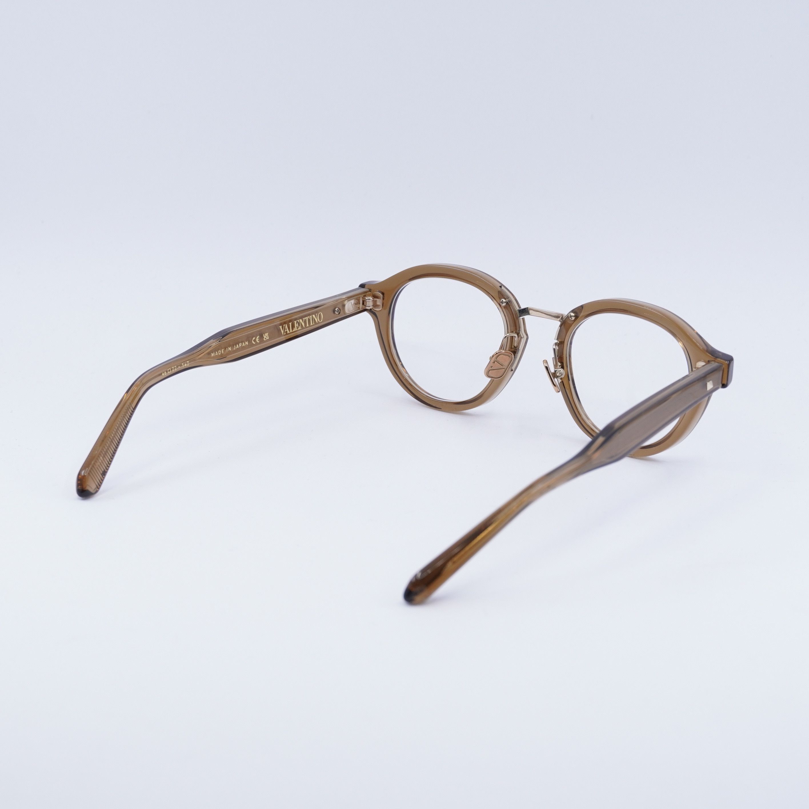 Valentino Valentino V-ESSENTIAL-IV VLX-132D AF Eyeglasses Brown 46mm Size ONE SIZE - 5 Thumbnail