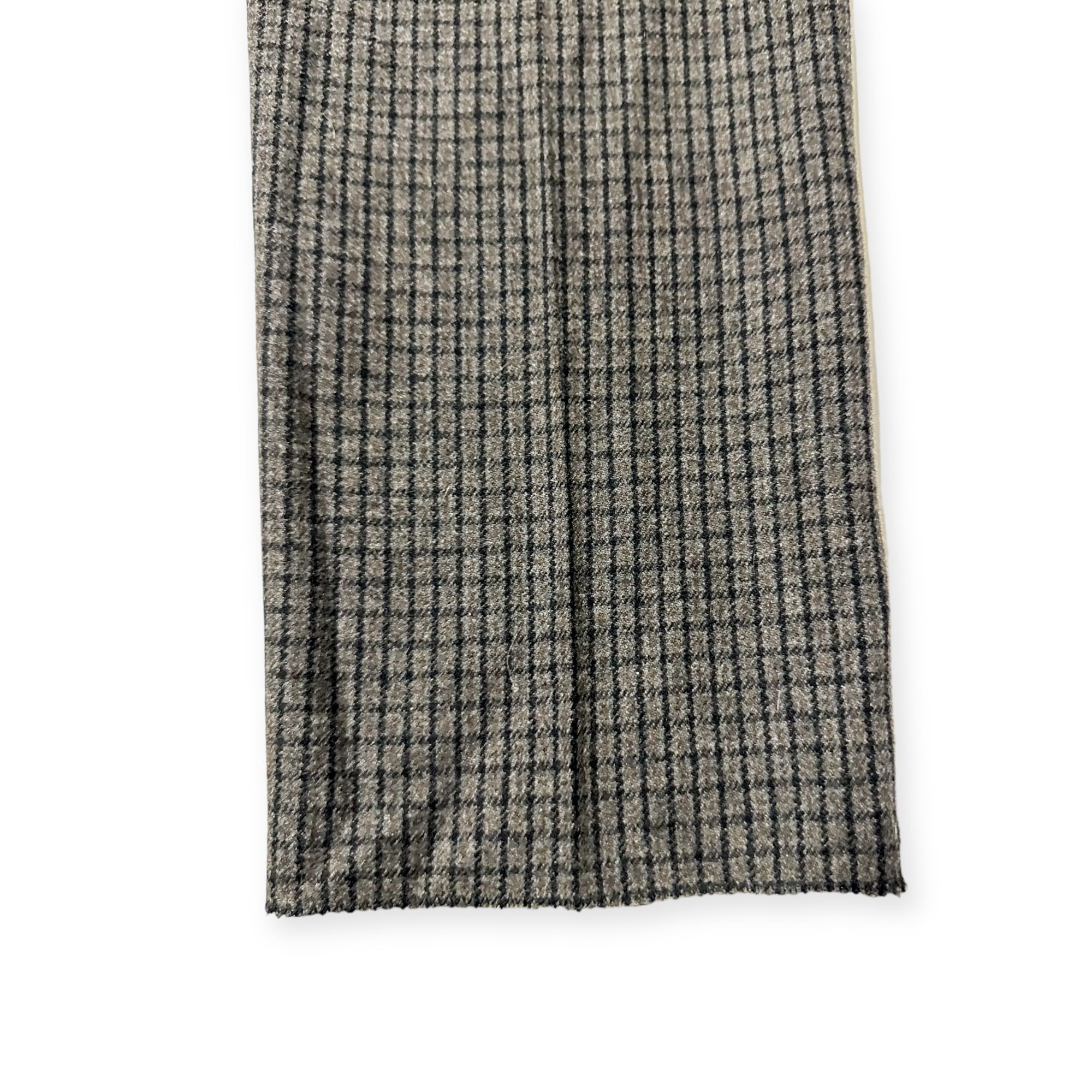 Miu Miu Miu Miu Wool Cashmere Check Cropped Pants Gray Straight Leg Size 30" / US 8 / IT 44 - 11 Thumbnail