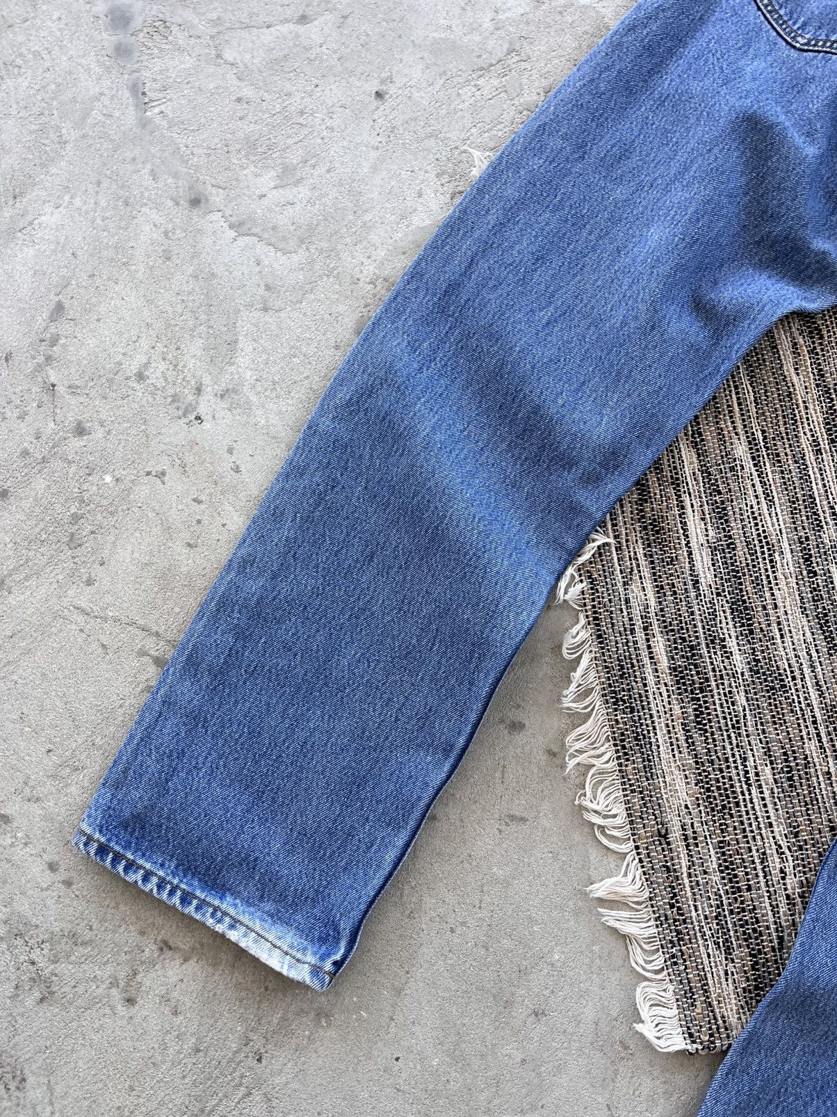 Levi's Vintage Levis 501 Denim Jeans 32x30 Straight Fit Workwear Size US 32 / EU 48 - 10 Thumbnail
