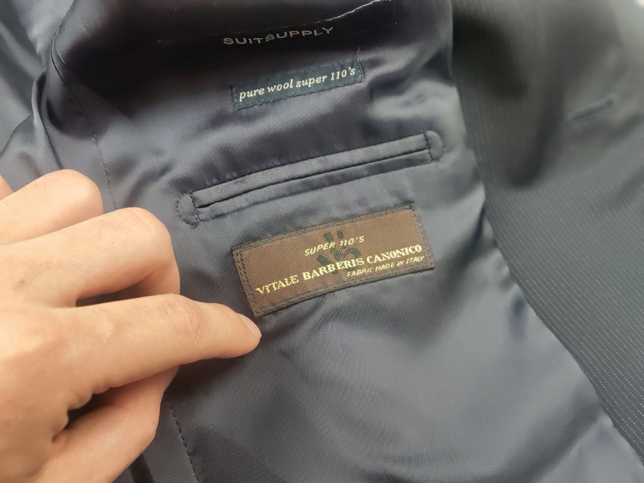 Suitsupply Suitsupply pure wool super 110's Classic Suit Blazer Pants Size 38S - 19 Thumbnail