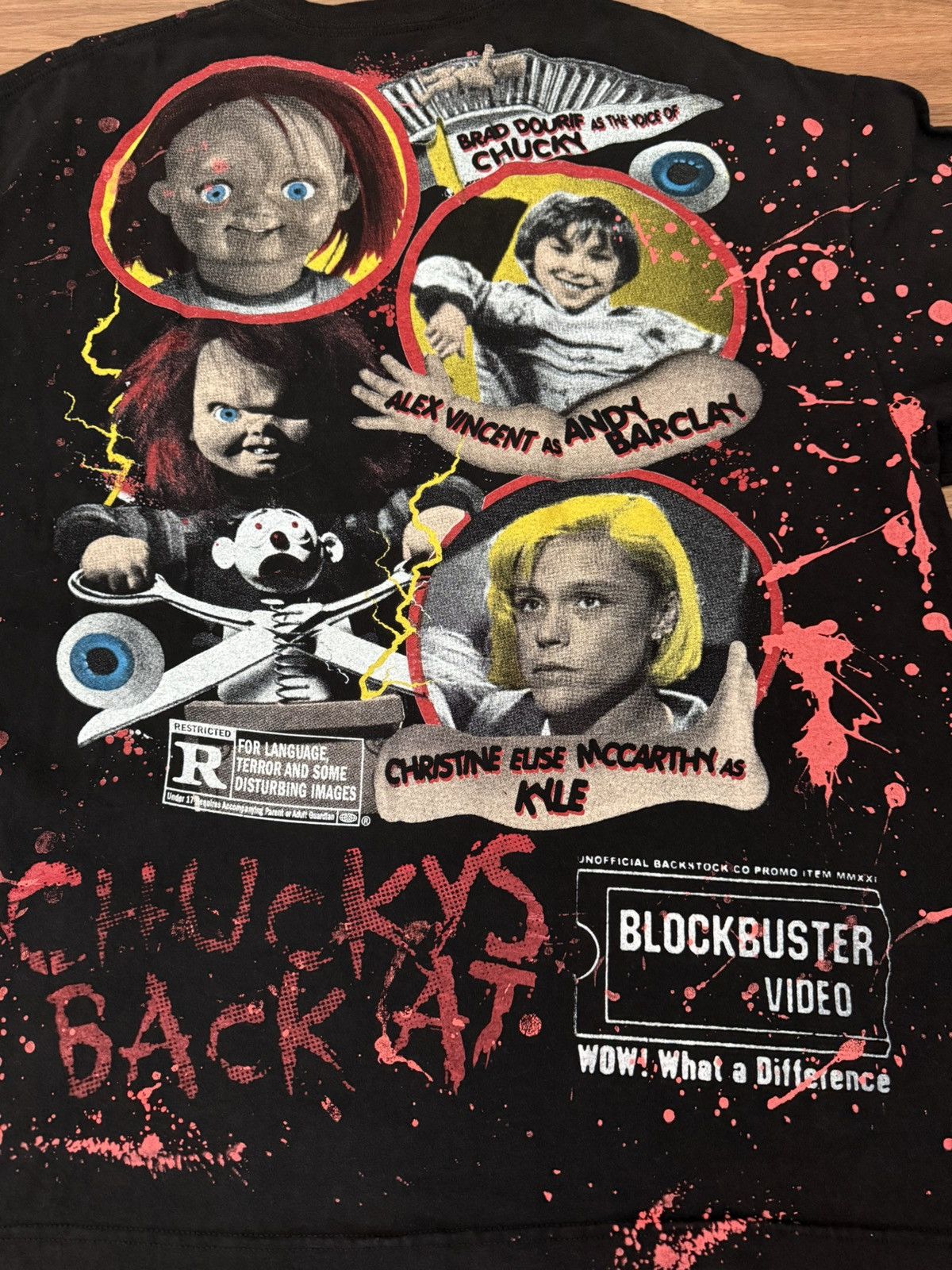 Vintage vintage vtg childs play 1998 tv promo t shirt chucky Size US XXL / EU 58 / 5 - 3 Thumbnail