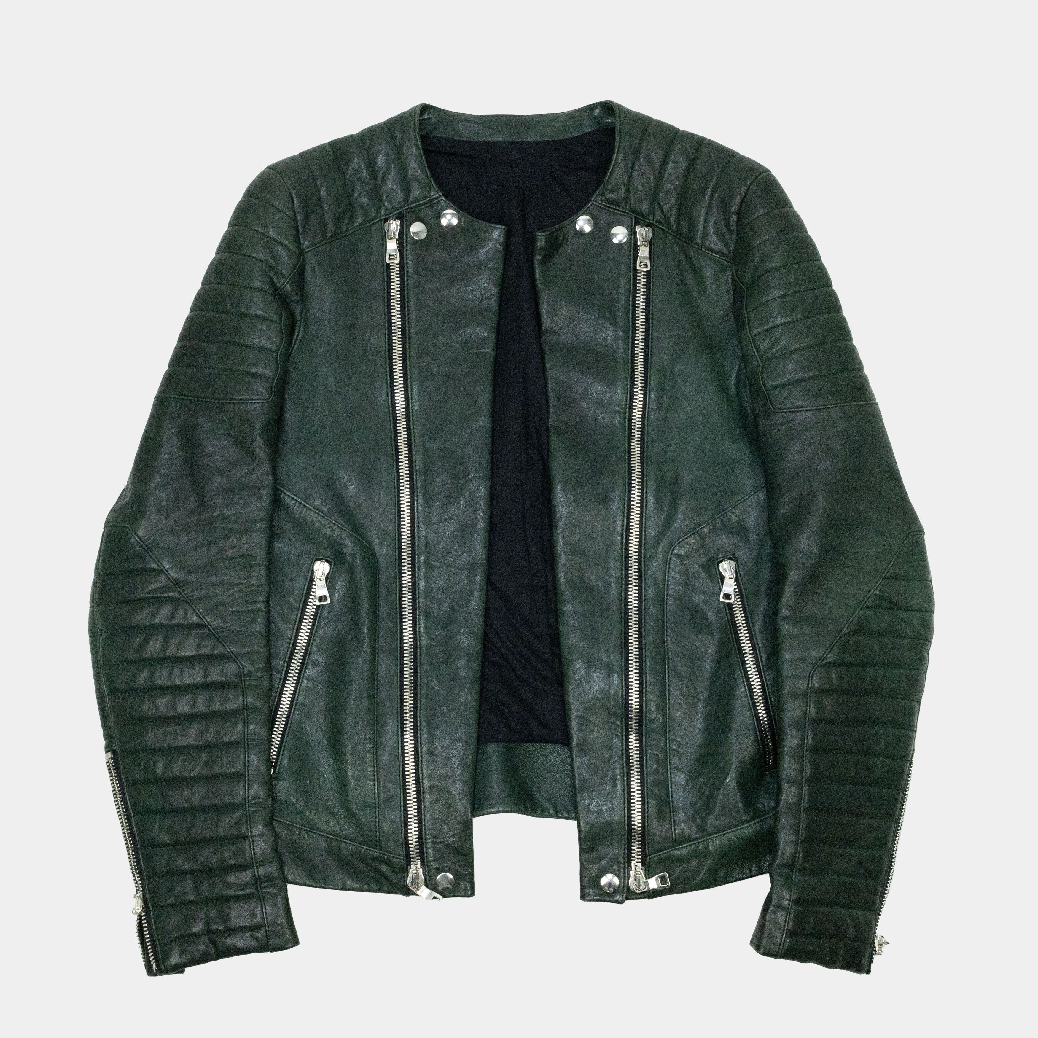 Balmain Balmain S/S 2013 Leather Biker Jacket Size US M / EU 48-50 / 2 - 1 Thumbnail