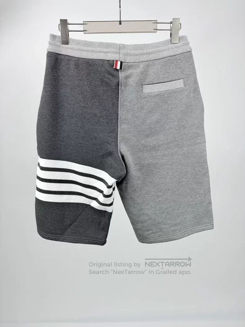 Thom Browne Thom Browne size 2 Four-Stripe Gray Short Pants Size US 28 / EU 44 - 2 Thumbnail