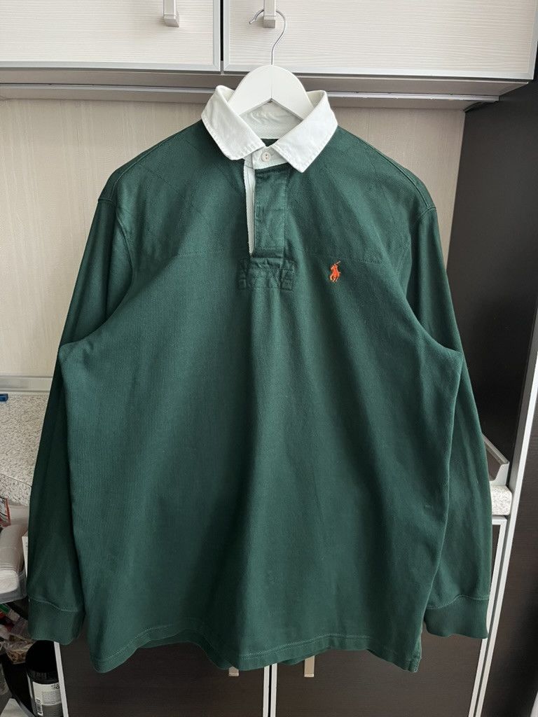 Polo Ralph Lauren Vintage Y2K Polo Ralph Lauren Rugby Longsleeve Polo Size US L / EU 52-54 / 3 - 1 Thumbnail