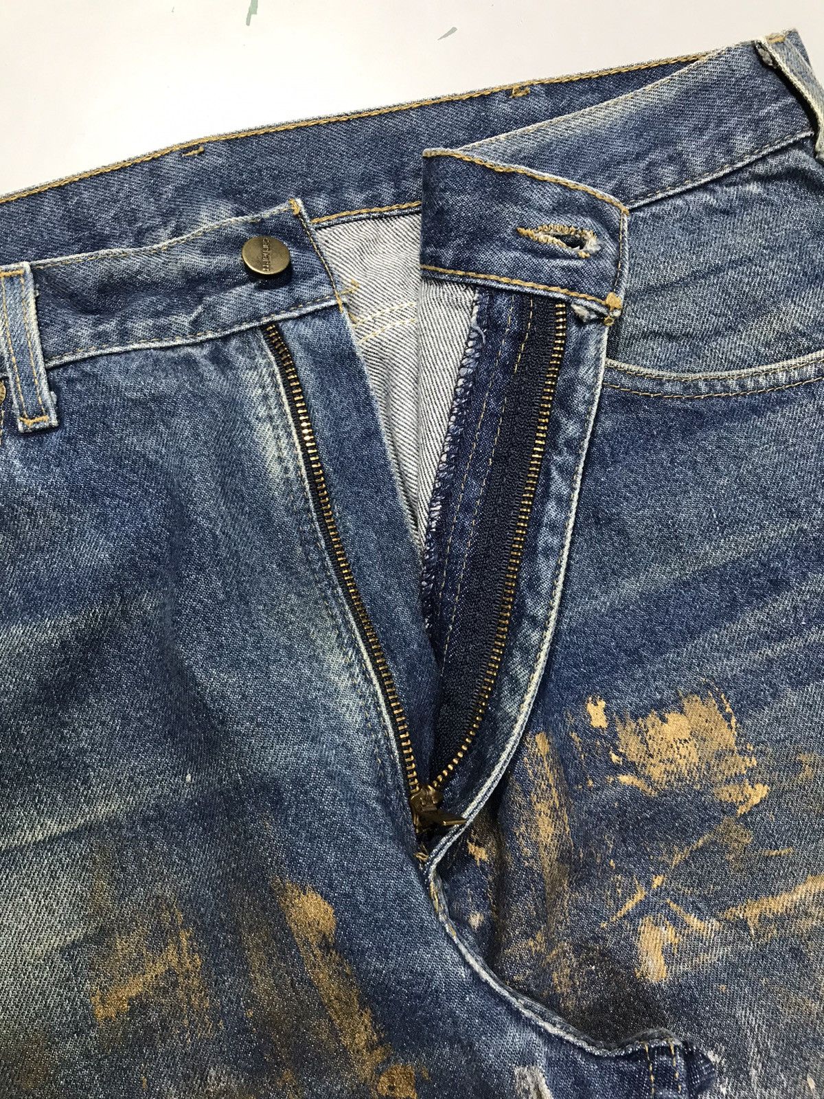 Carhartt Vintage carhartt B14 DST painted denim Size US 36 / EU 52 - 5 Thumbnail