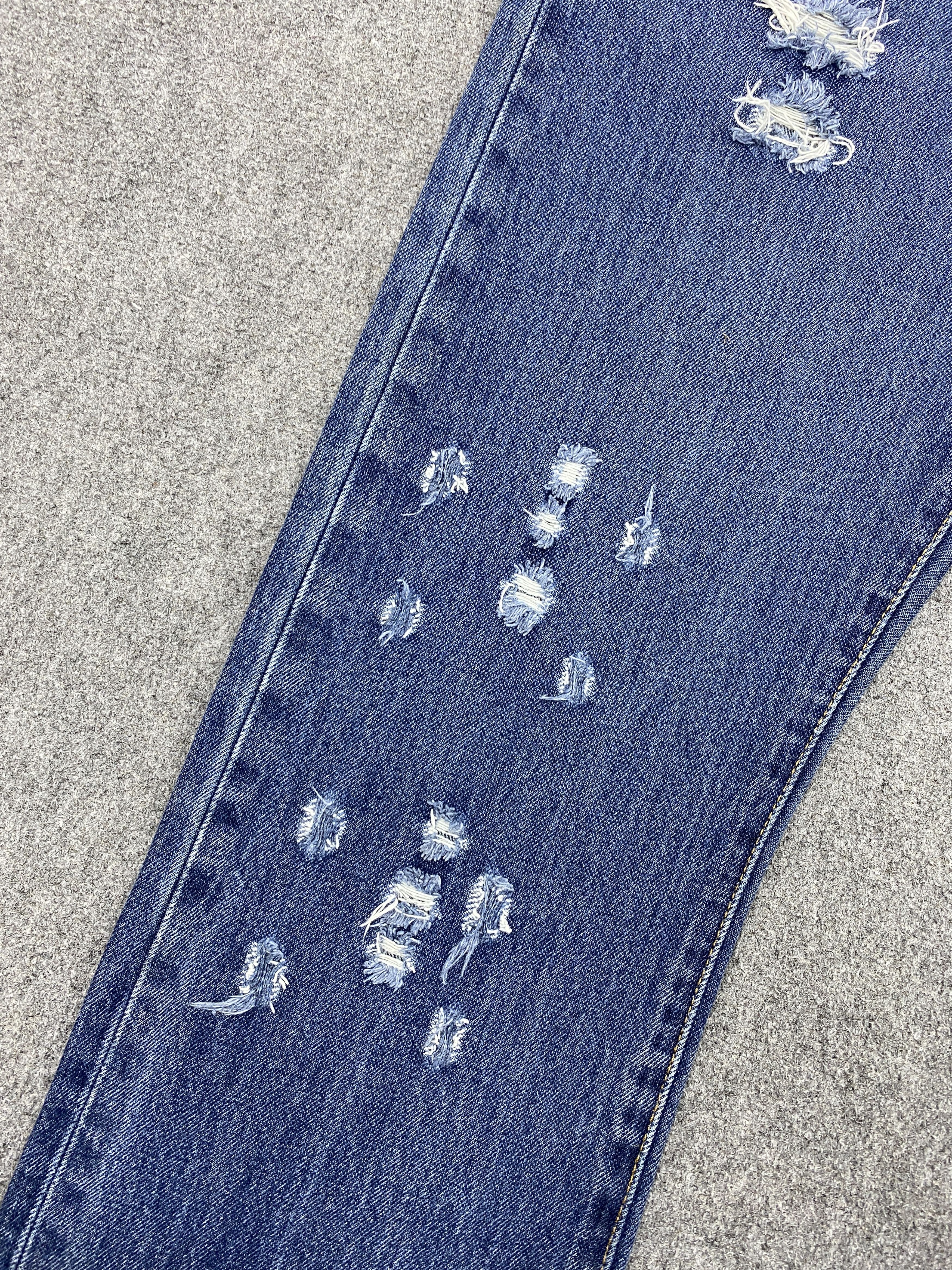 Levi's × Vintage Vintage Levi's 517 Flare Bootcut Distressed Denim Jeans Size US 33 - 10 Thumbnail