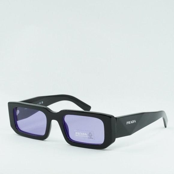 image of New Prada Pr06Ys 02Z01O Sunglasses in Black, Women's