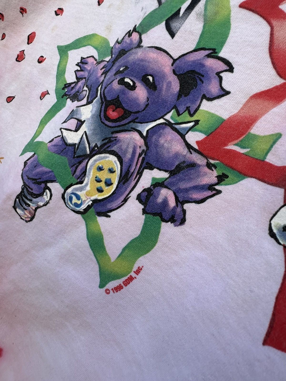 Grateful Dead × Liquid Blue × Vintage Grateful Dead 1996 GDM “Deadcathlon” Olympics Tie-Dye Tee Size US XL / EU 56 / 4 - 8 Thumbnail