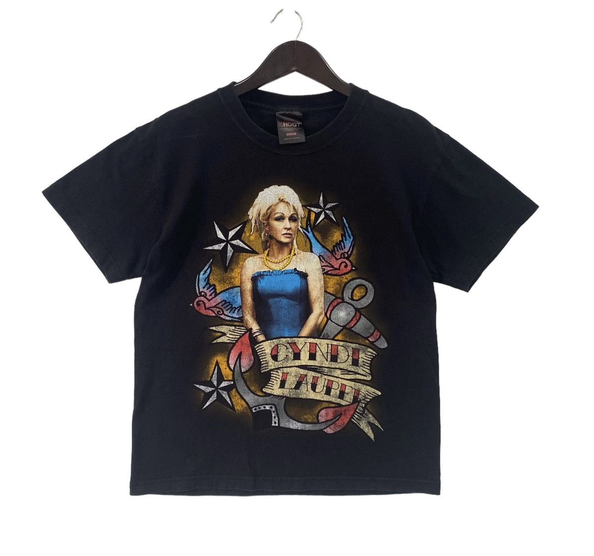 Band Tees 💥VINTAGE CYNDI LAUPER actress dance new wave rare tee shirt Size US M / EU 48-50 / 2 - 1 Thumbnail