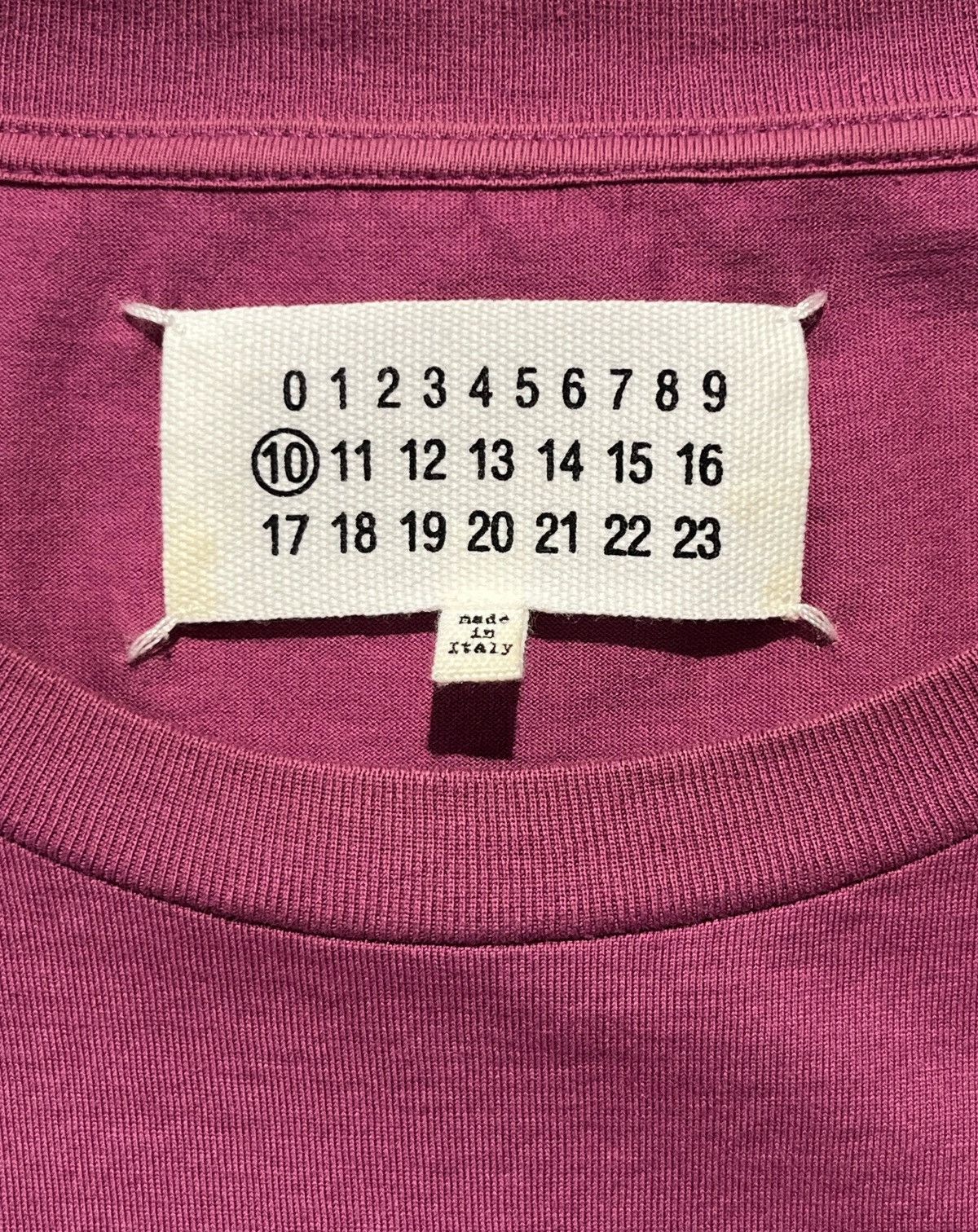 Maison Margiela Maison Martin Margiela Purple Artisanal Art Tee Size US M / EU 48-50 / 2 - 3 Thumbnail