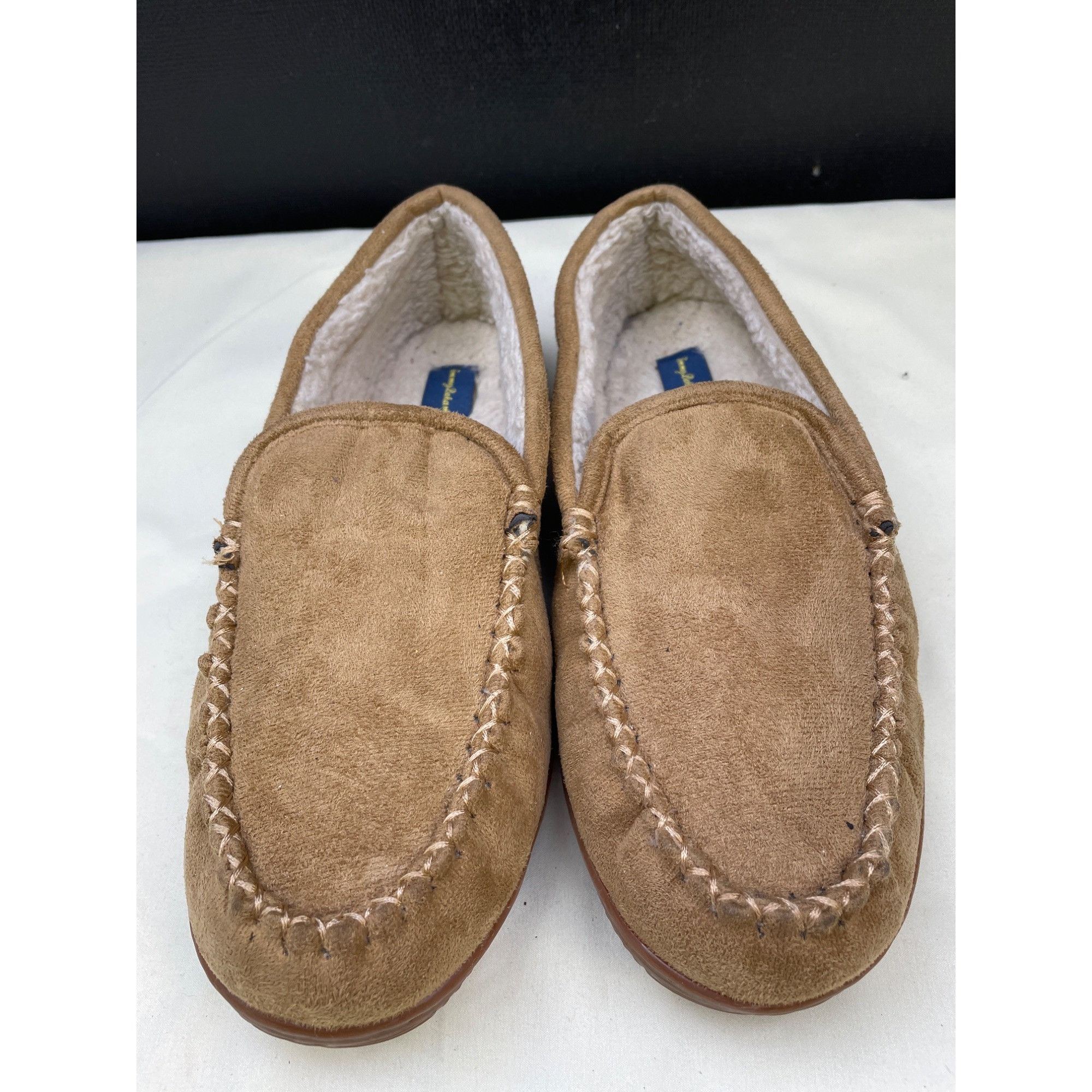 Tommy Bahama Tommy Bahama Men's Suede / Faux Fur Moccasins Slippers/Shoes Size US 10 / EU 43 - 1 Thumbnail