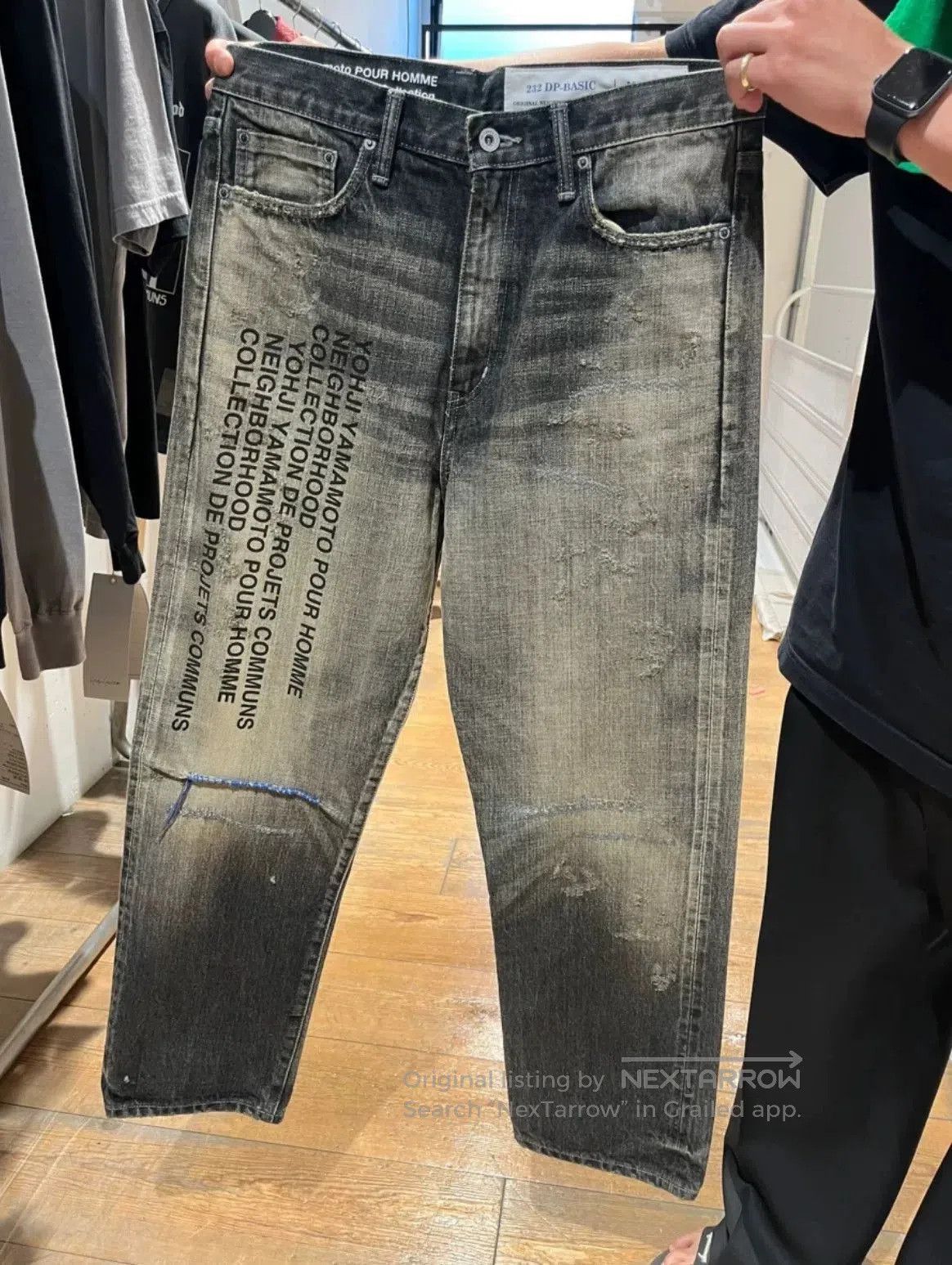 Yohji Yamamoto yokohama neighborhood yohji yamamoto denim pants. Size US 30 / EU 46 - 2 Thumbnail