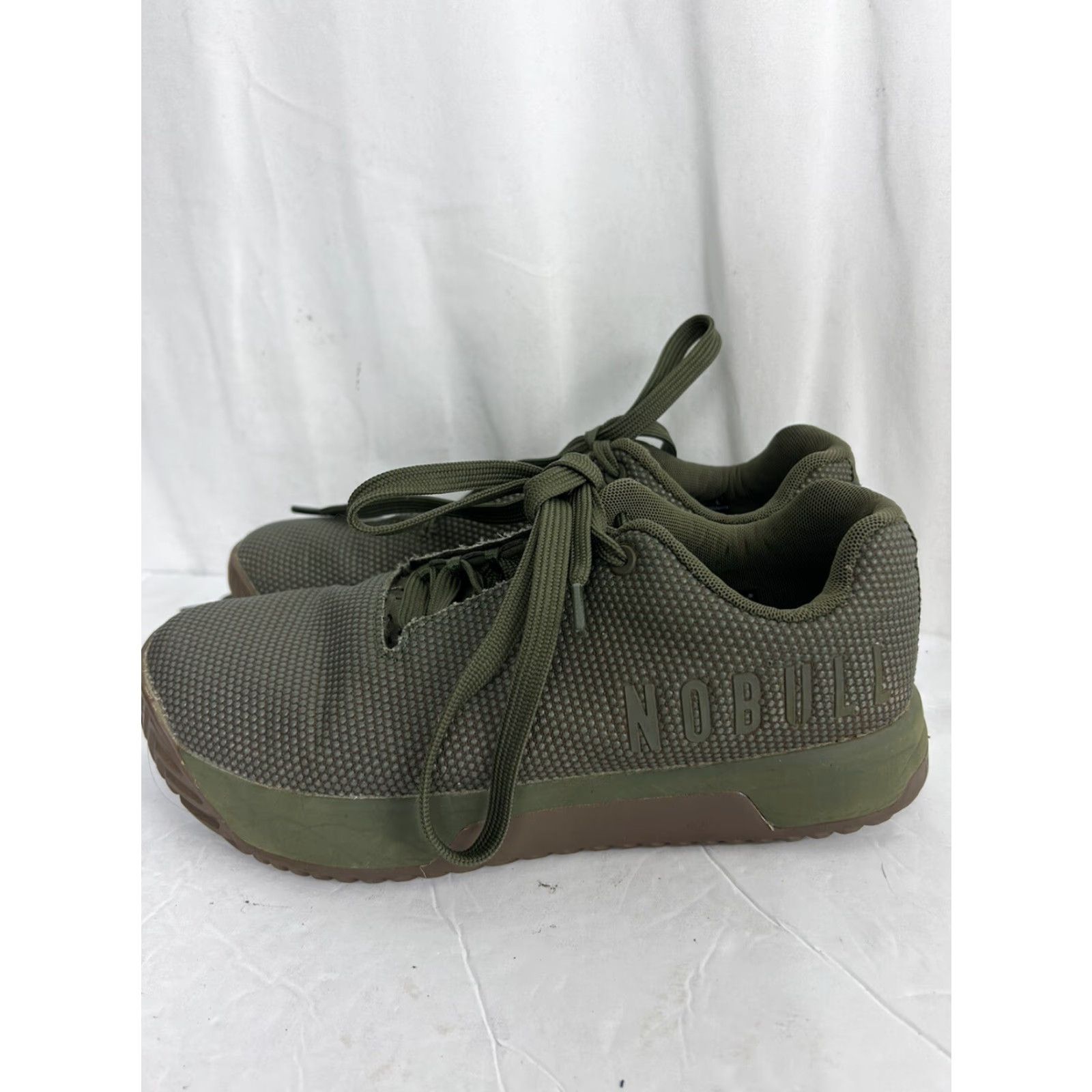 Vintage NOBULL Army Dark Gum Trainer Plus Size 9 Women’s Men’s 7.5 US Green Sneaker Size US 8 / IT 38 - 7 Thumbnail