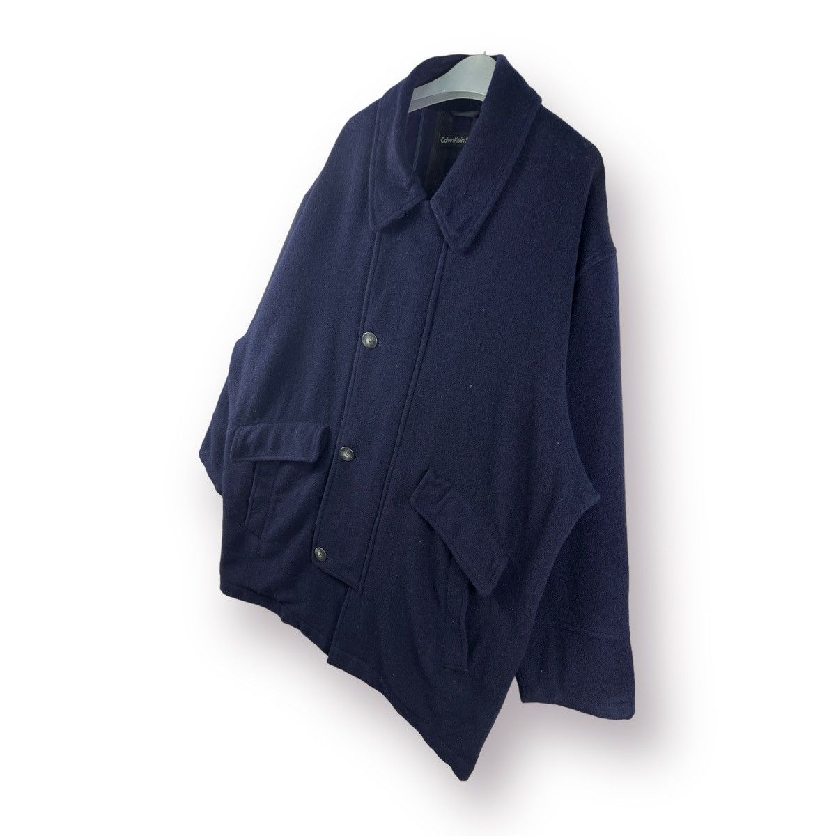 Calvin Klein 🔥 Vintage Calvin Klein Sport Wool Over Coat - M Size US M / EU 48-50 / 2 - 2 Thumbnail