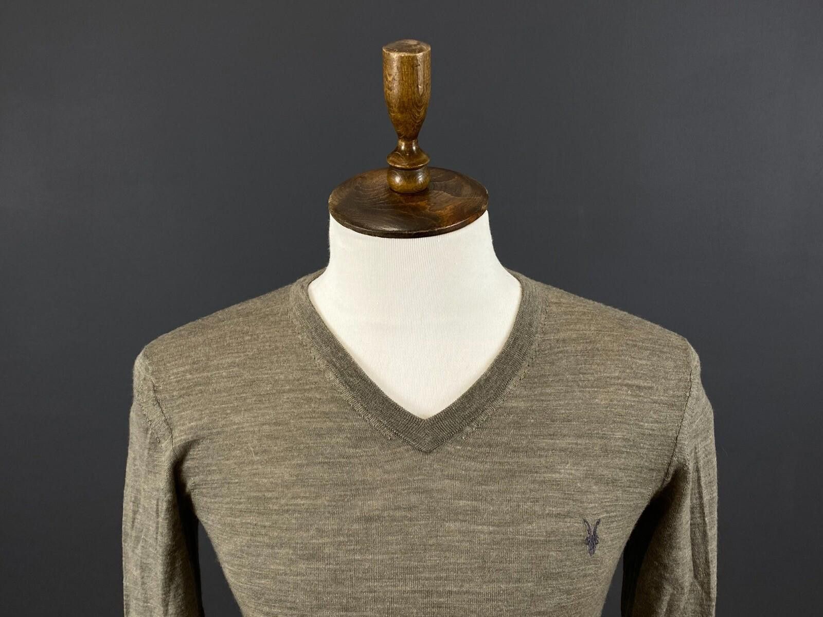 Allsaints AllSaints 100% Merino Wool V-Neck Knit Sweater Size S Size US S / EU 44-46 / 1 - 2 Thumbnail