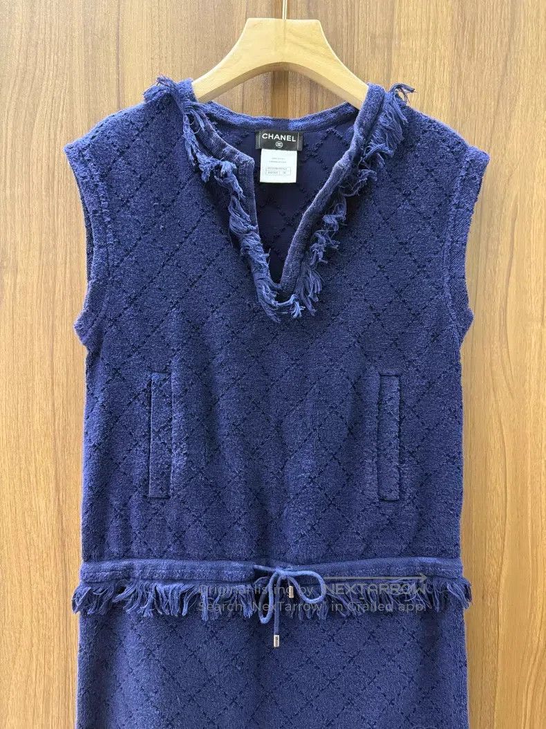 Chanel Chanel Dark blue tassel dress Size XS / US 0-2 / IT 36-38 - 3 Thumbnail