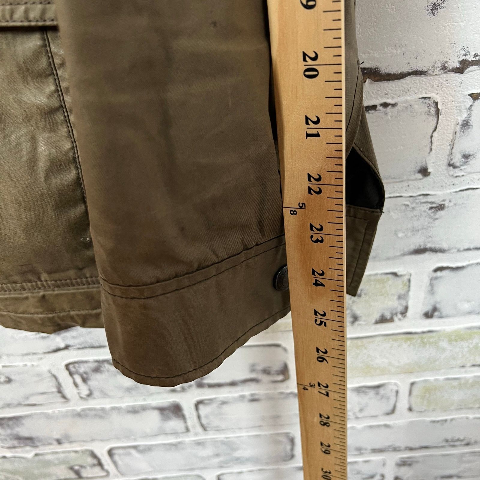 Coach Coach Brown Waxed Field Hooded Jacket Medium 21x30 Preowned Size US M / EU 48-50 / 2 - 12 Thumbnail