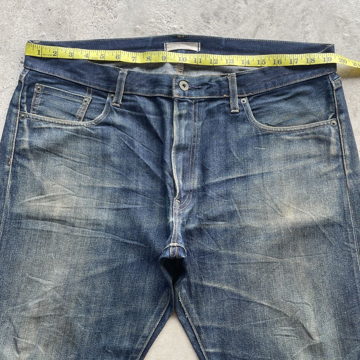 Japanese Brand Vintage Japanese Rusty Selvedge Distressed Faded Jeans Pants Size US 39 - 5 Thumbnail