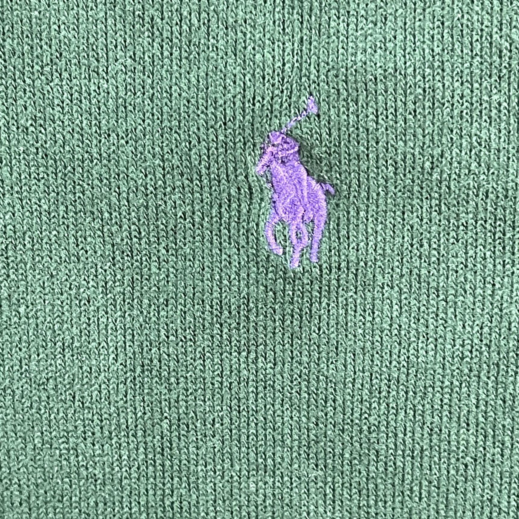 Polo Ralph Lauren Polo Ralph Lauren Sweater Mens XL Pullover Mock Neck Half Zip Hunter Green 1/4 Zip Knit Pattern Solid Polo Pony Logo Black List: Polo Ralph Lauren Size US XL / EU 56 / 4 - 4 Thumbnail