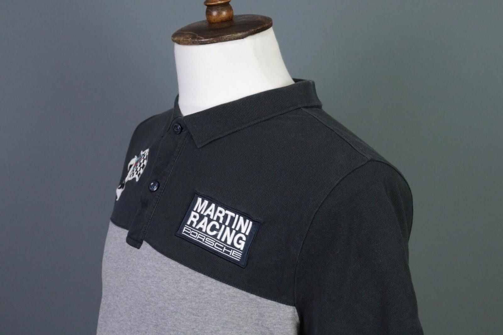 Porsche Design Porsche Gray Marini Racing #21 Polo Shirt Size M Size US M / EU 48-50 / 2 - 10 Thumbnail
