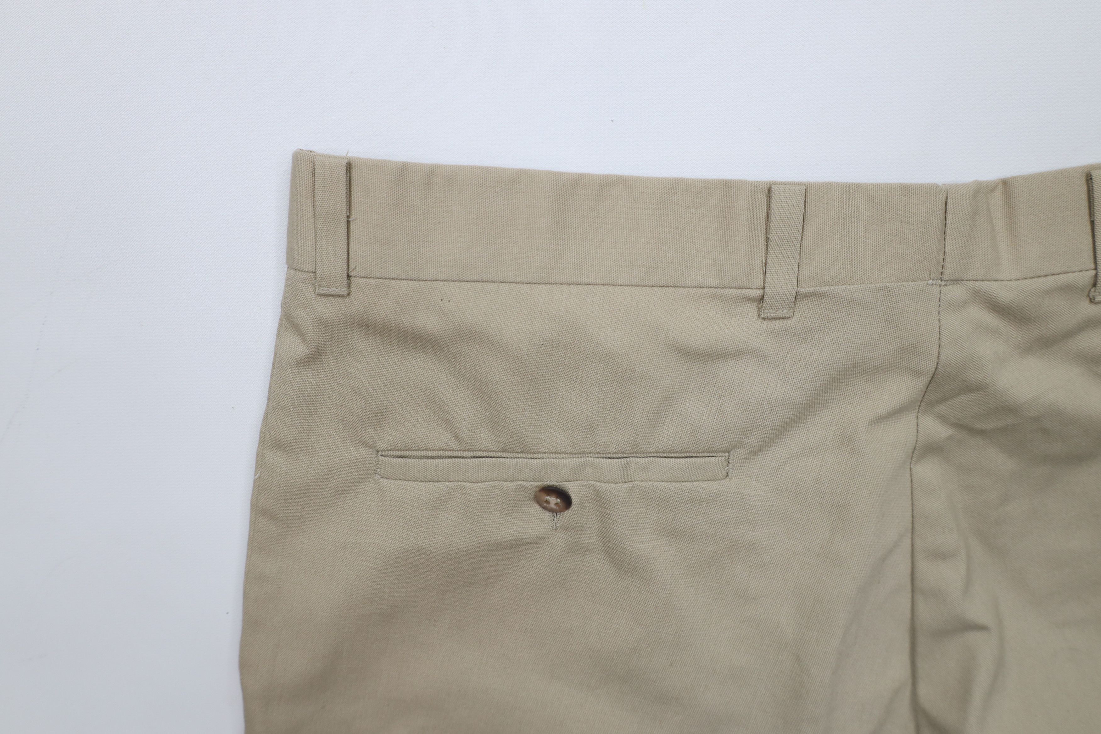 Vintage Vintage 70s Streetwear Made Above Knee Chino Shorts USA Size US 34 / EU 50 - 11 Thumbnail