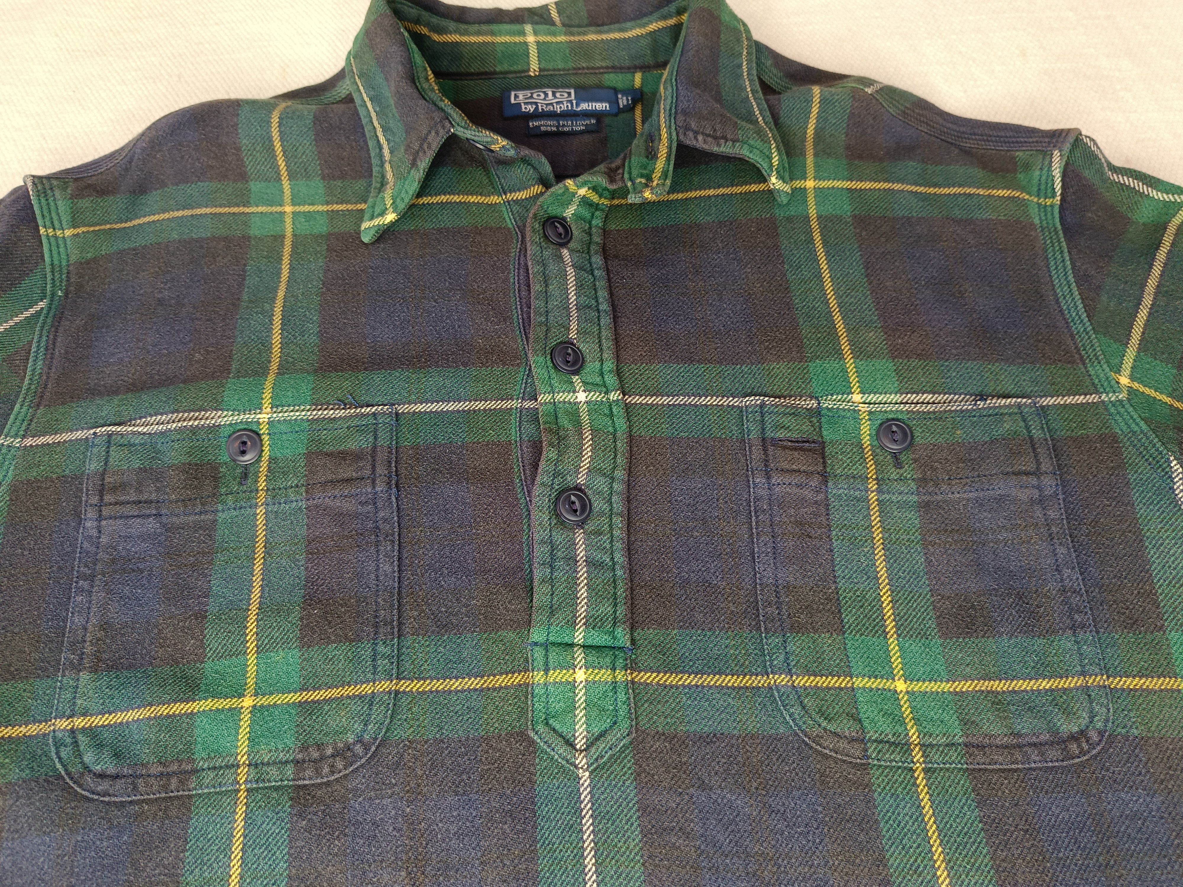Polo Ralph Lauren × Ralph Lauren POLO Ralph Lauren Emmons Pullover 90s long sleeve shirt Size US L / EU 52-54 / 3 - 11 Thumbnail