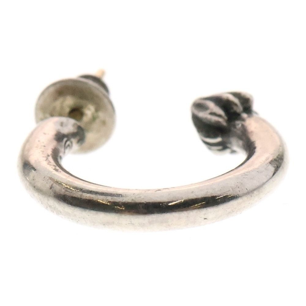 Chrome Hearts Chrome Hearts Plain Hoop Earring Silver BCA101 Size ONE SIZE - 3 Thumbnail
