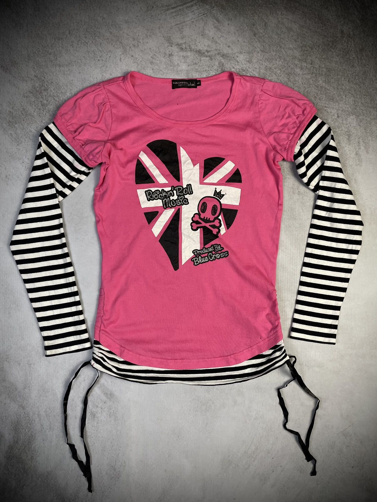 Hysteric Glamour 2000s Blue Cross Spicy Label Scene Style Emo Long Sleeve Size M / US 6-8 / IT 42-44 - 1 Thumbnail