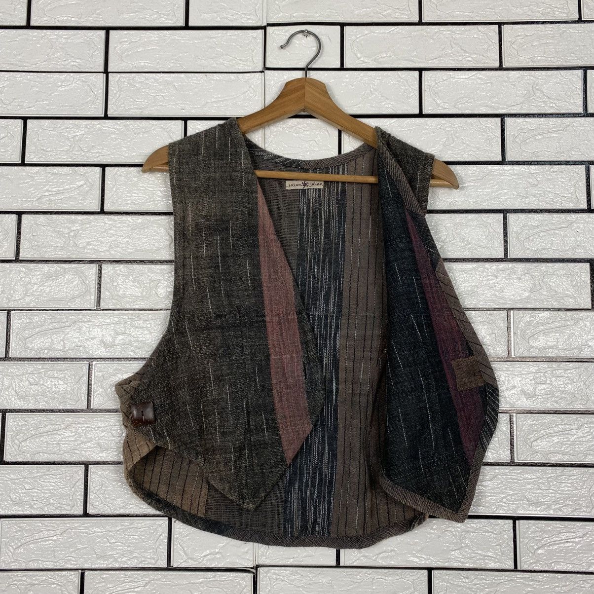 Japanese Brand Vintage Jalan Jalan Vest Traditional Japan Issey Miyake Size US M / EU 48-50 / 2 - 13 Thumbnail
