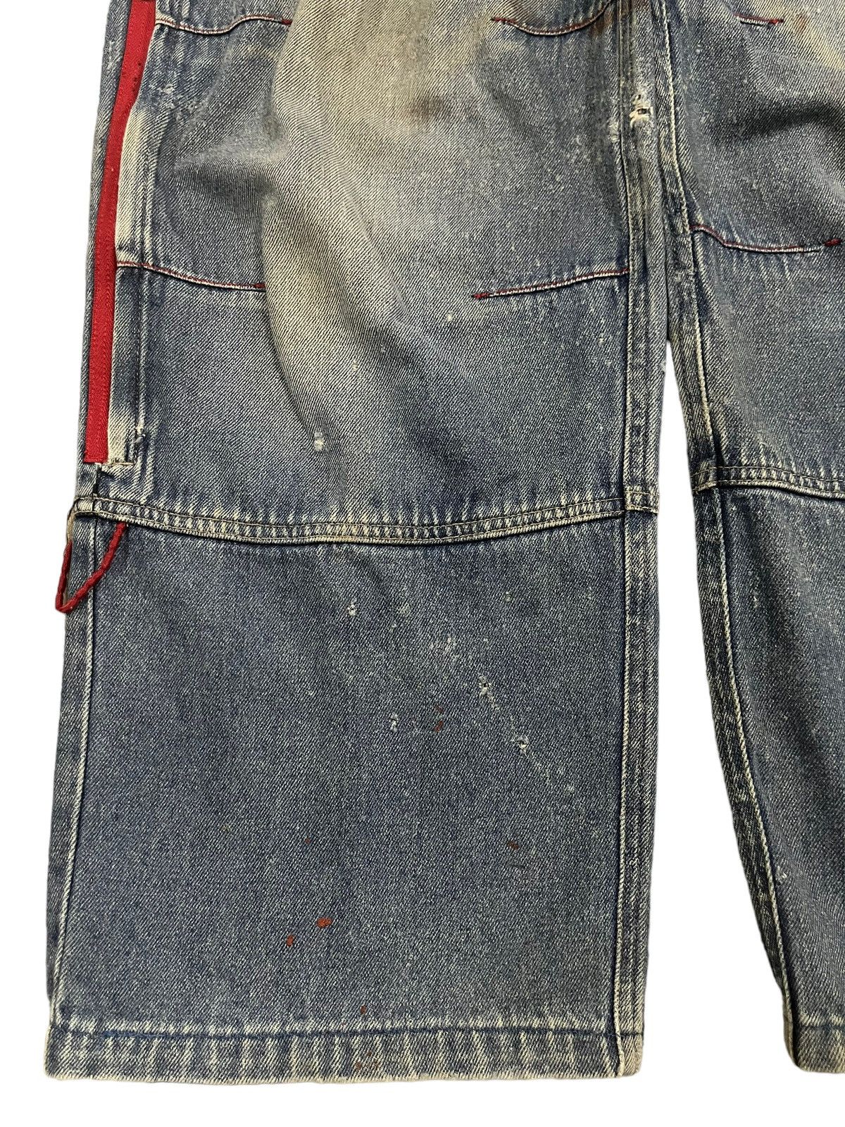 JNCO Vintage Japan Manchury Mud Wash Cargo Baggy Jeans Size US 34 / EU 50 - 5 Thumbnail