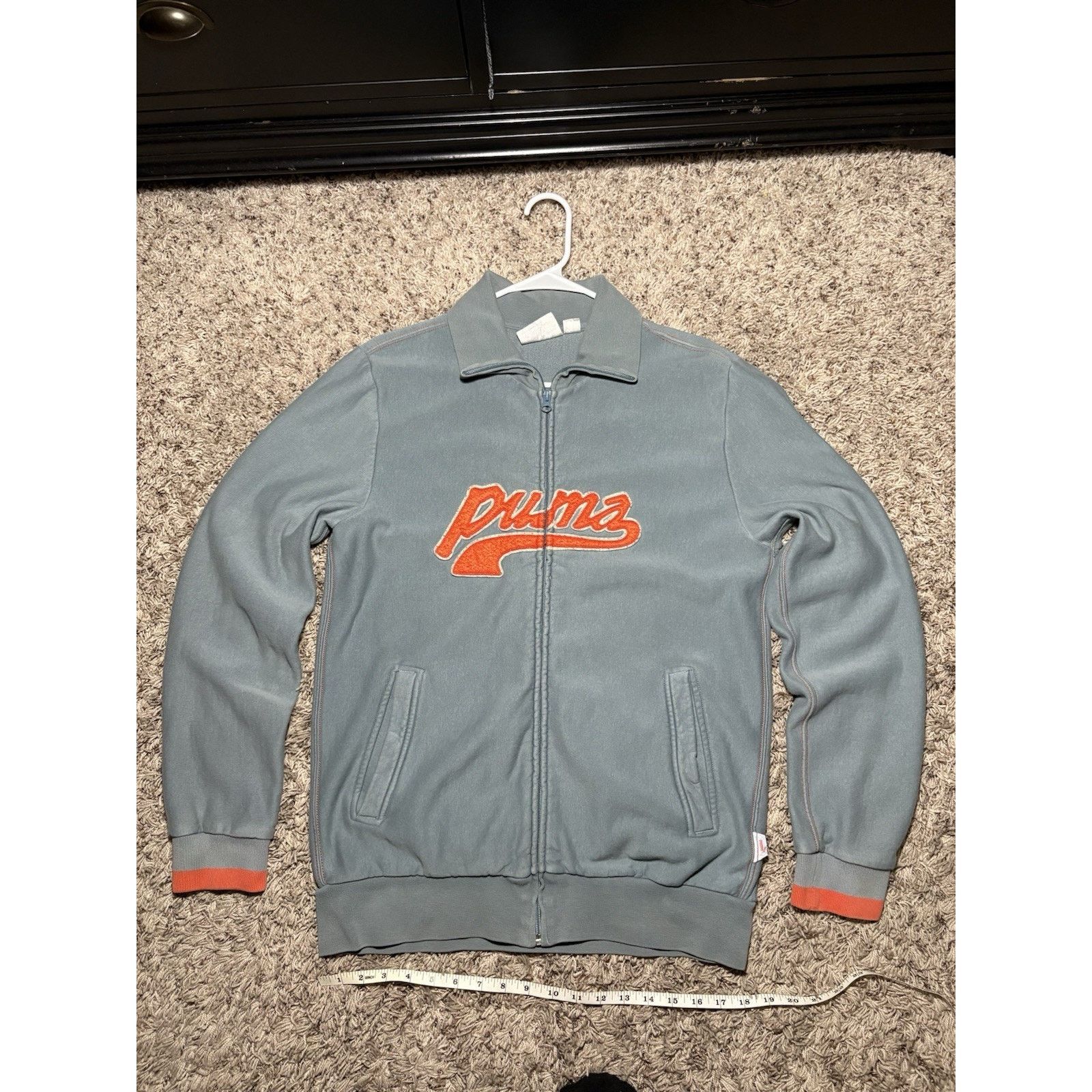 Puma Vintage Puma Track Jacket Full Zip Mock Neck Size US M / EU 48-50 / 2 - 1 Thumbnail