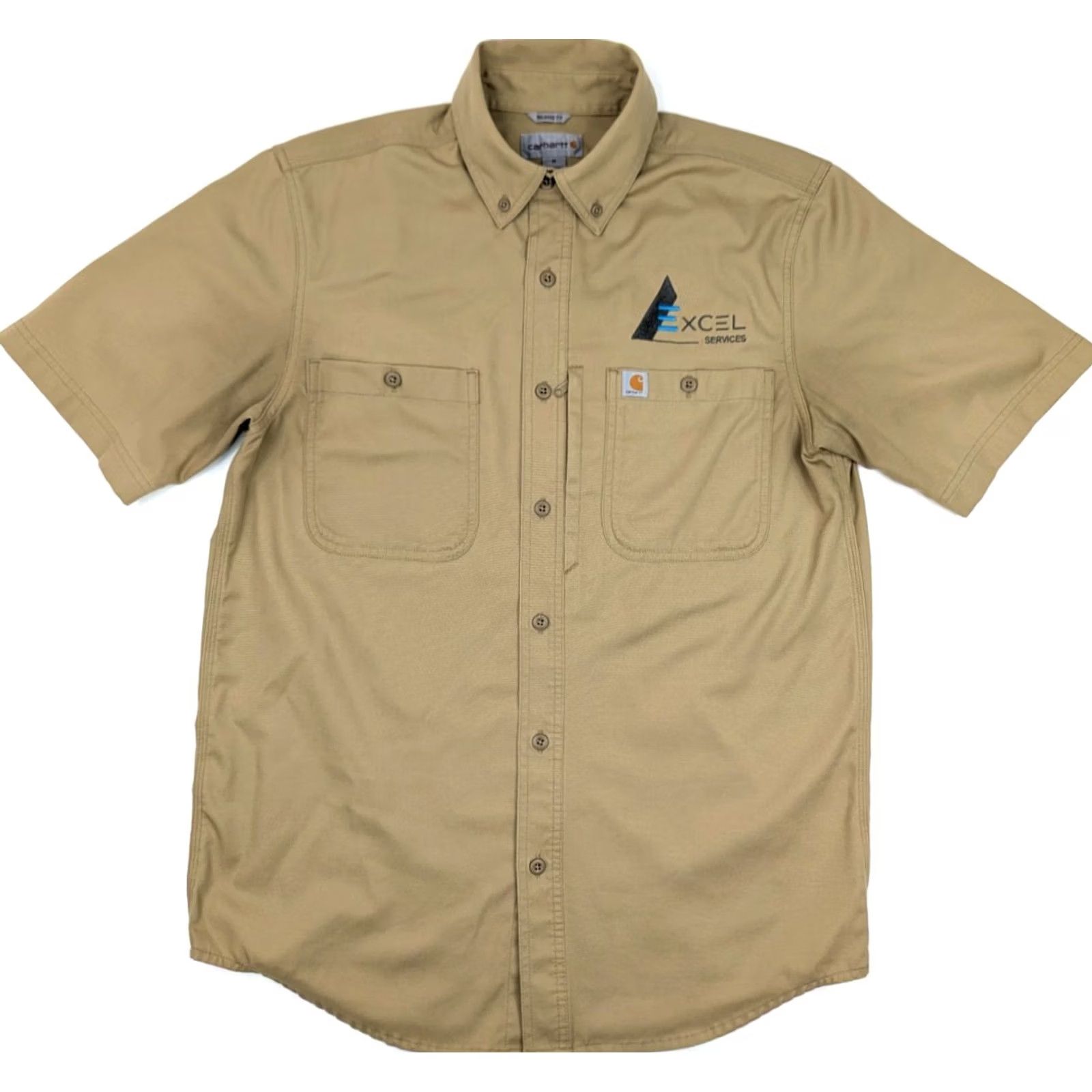 Carhartt Carhartt Button Shirt Lot x 2 – Men M – Rugged Professional Series Tan Beige Relaxed Fitness? Size US M / EU 48-50 / 2 - 4 Thumbnail