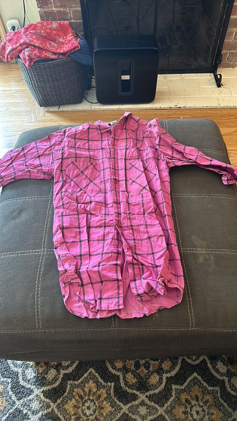 Vintage Vintage 80’s Badge Long button-up shirt. Size S. Size US S / EU 44-46 / 1 - 2 Thumbnail