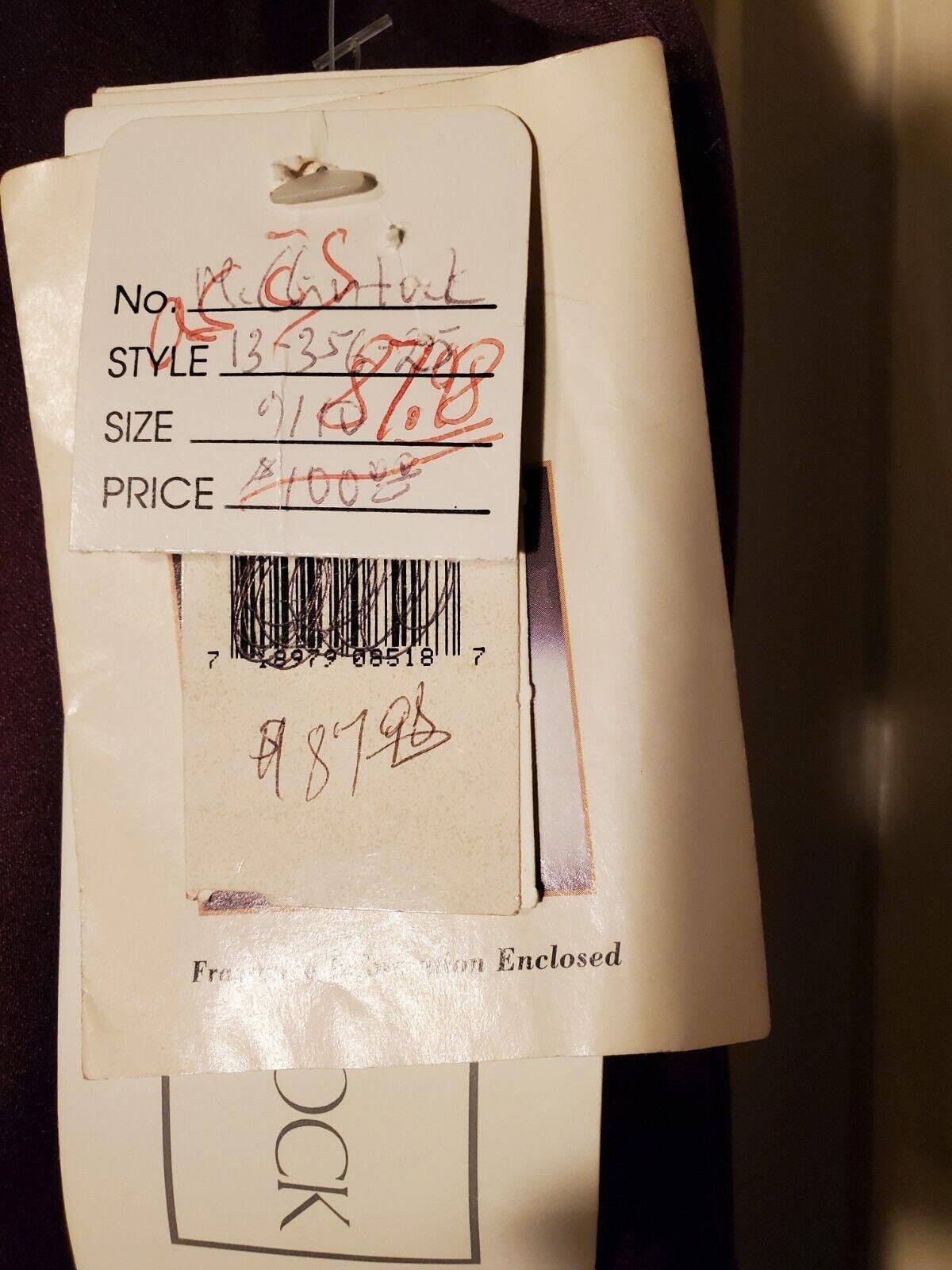 Designer VINTAGE SCOTT MCCLINTOCK FORMAL DRESS PURPLE SZ 10 Deadstock Size L / US 10 / IT 46 - 4 Thumbnail